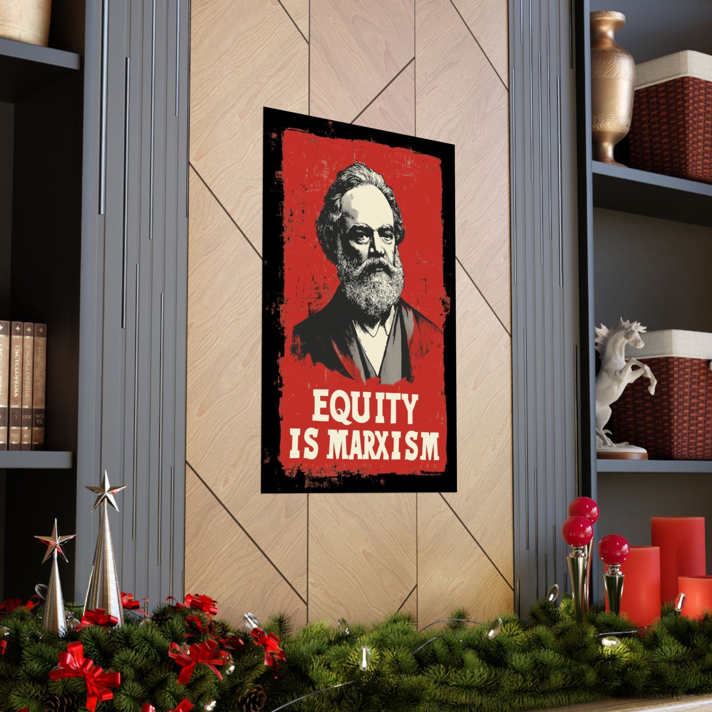 Equity Is Marxism Matte Vertical Posters