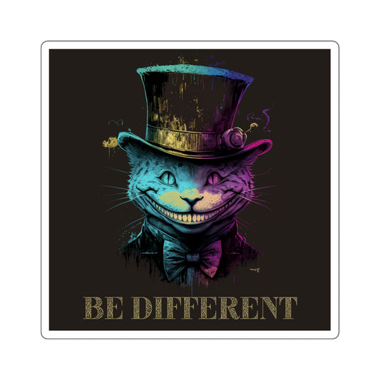 Be Different Square Stickers