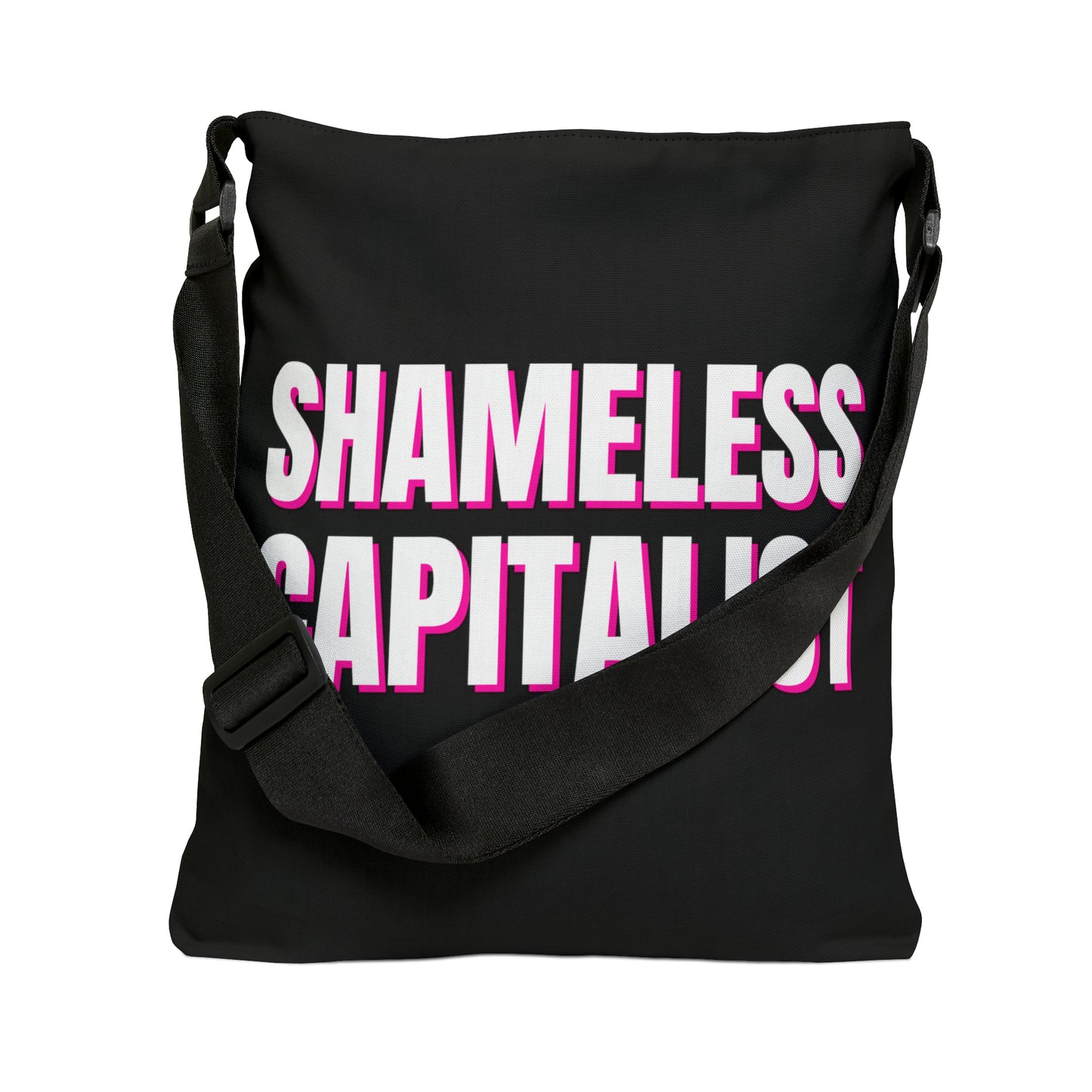Shameless Capitalist Adjustable Tote Bag