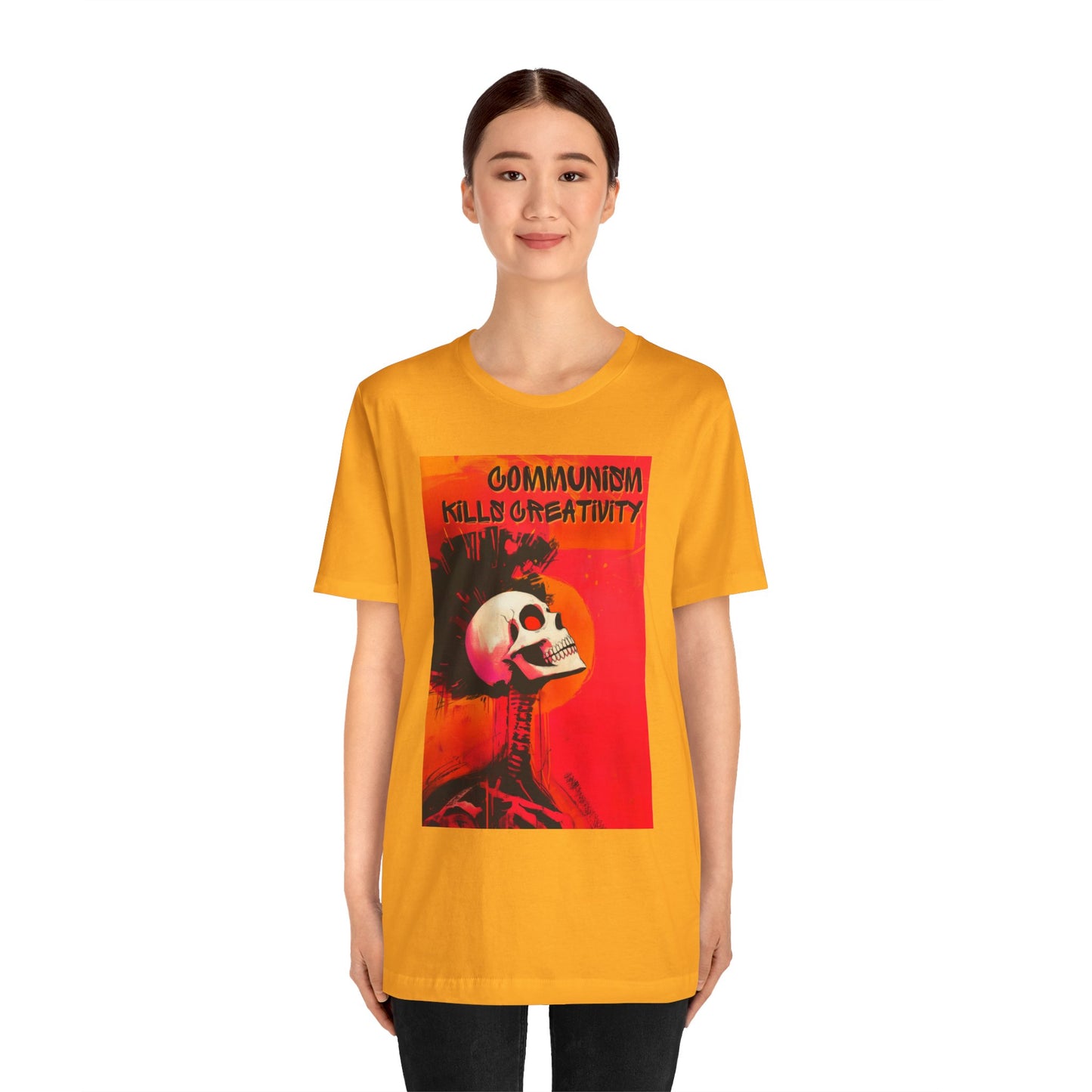 Communism Kills Creativity Unisex Jersey Short Sleeve Tee