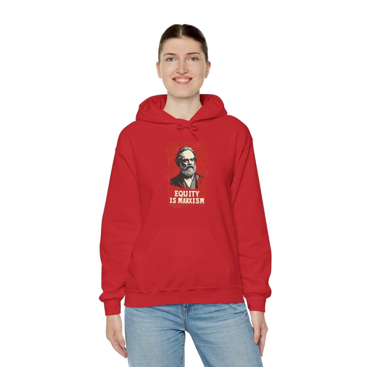 Equity Is Marxism Unisex Heavy Blend™ Hooded Sweatshirt