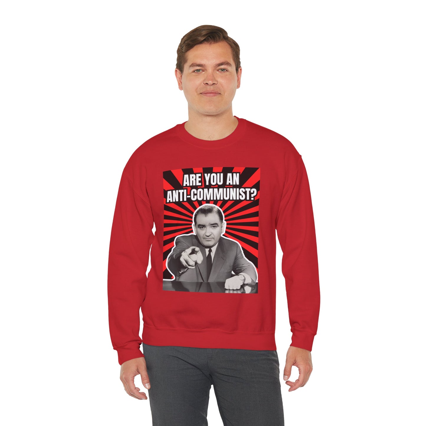 Are You An Anti-Communist? Unisex Heavy Blend™ Crewneck Sweatshirt