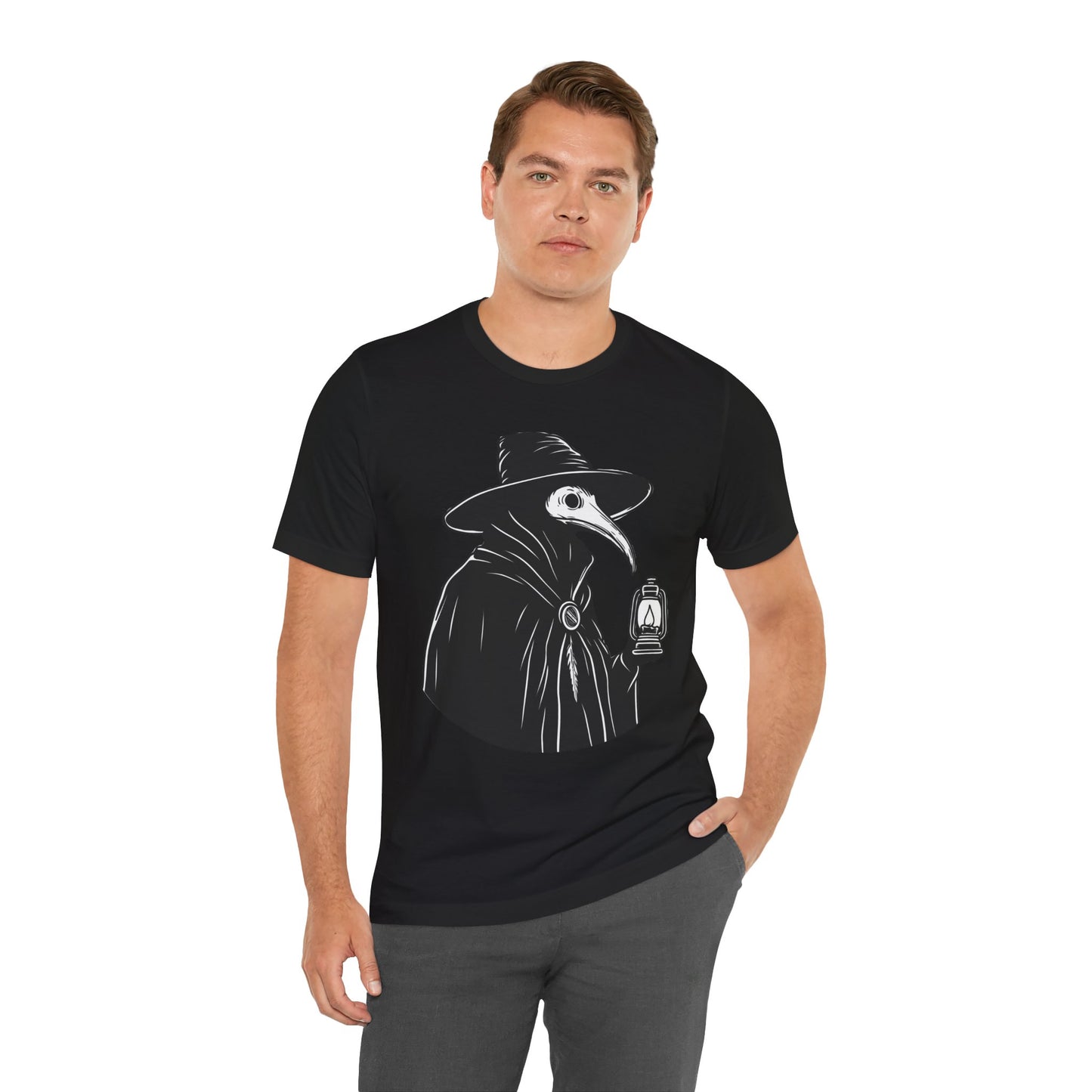 Dark Plague Doctor Tee - Unisex Short Sleeve Shirt