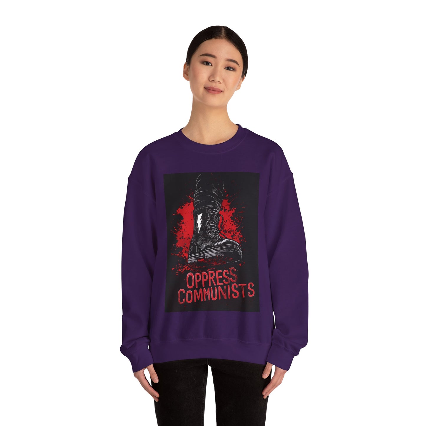 Oppress Communists Unisex Heavy Blend™ Crewneck Sweatshirt