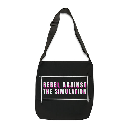 Rebel Against The Simulation Adjustable Tote Bag (AOP)