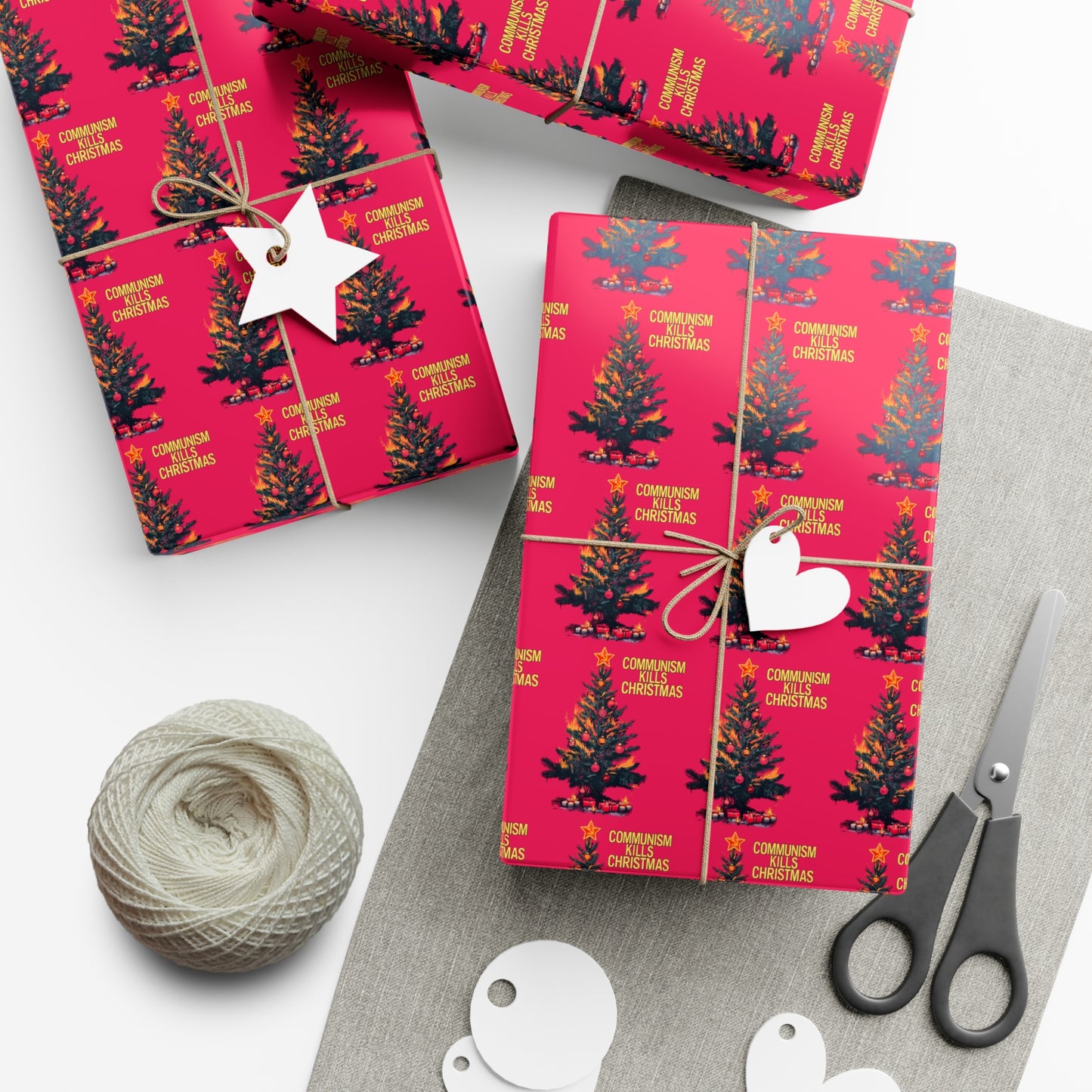 Communism Kills Christmas Gift Wrap Papers