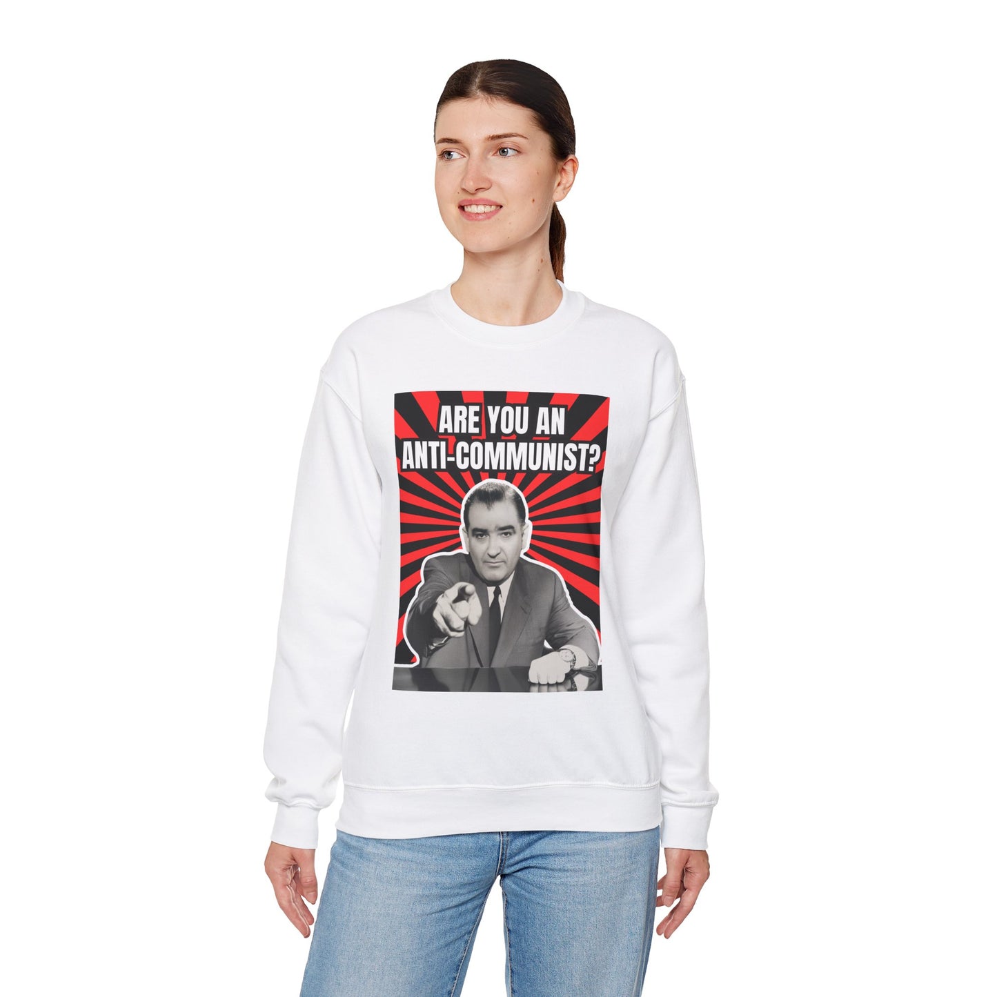 Are You An Anti-Communist? Unisex Heavy Blend™ Crewneck Sweatshirt