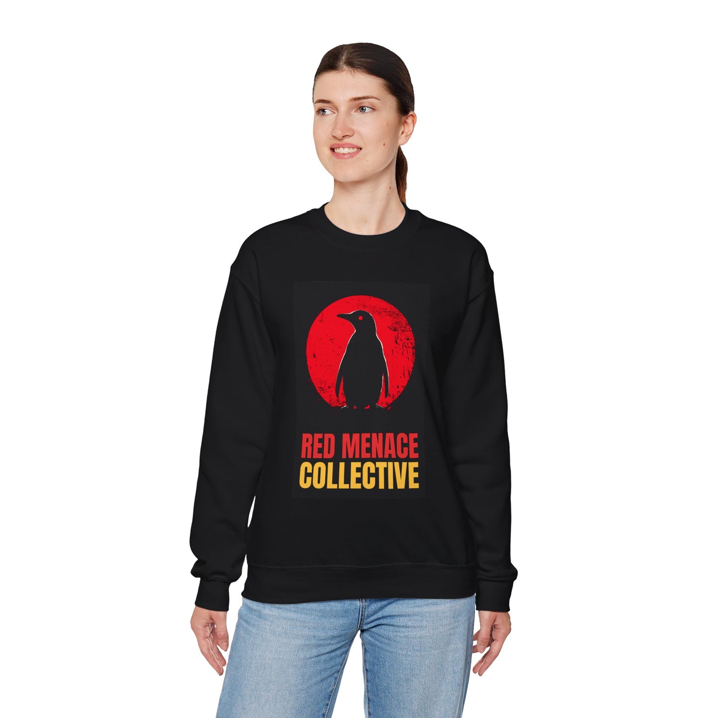 Red Menace Collective - Penguin Unisex Heavy Blend™ Crewneck Sweatshirt