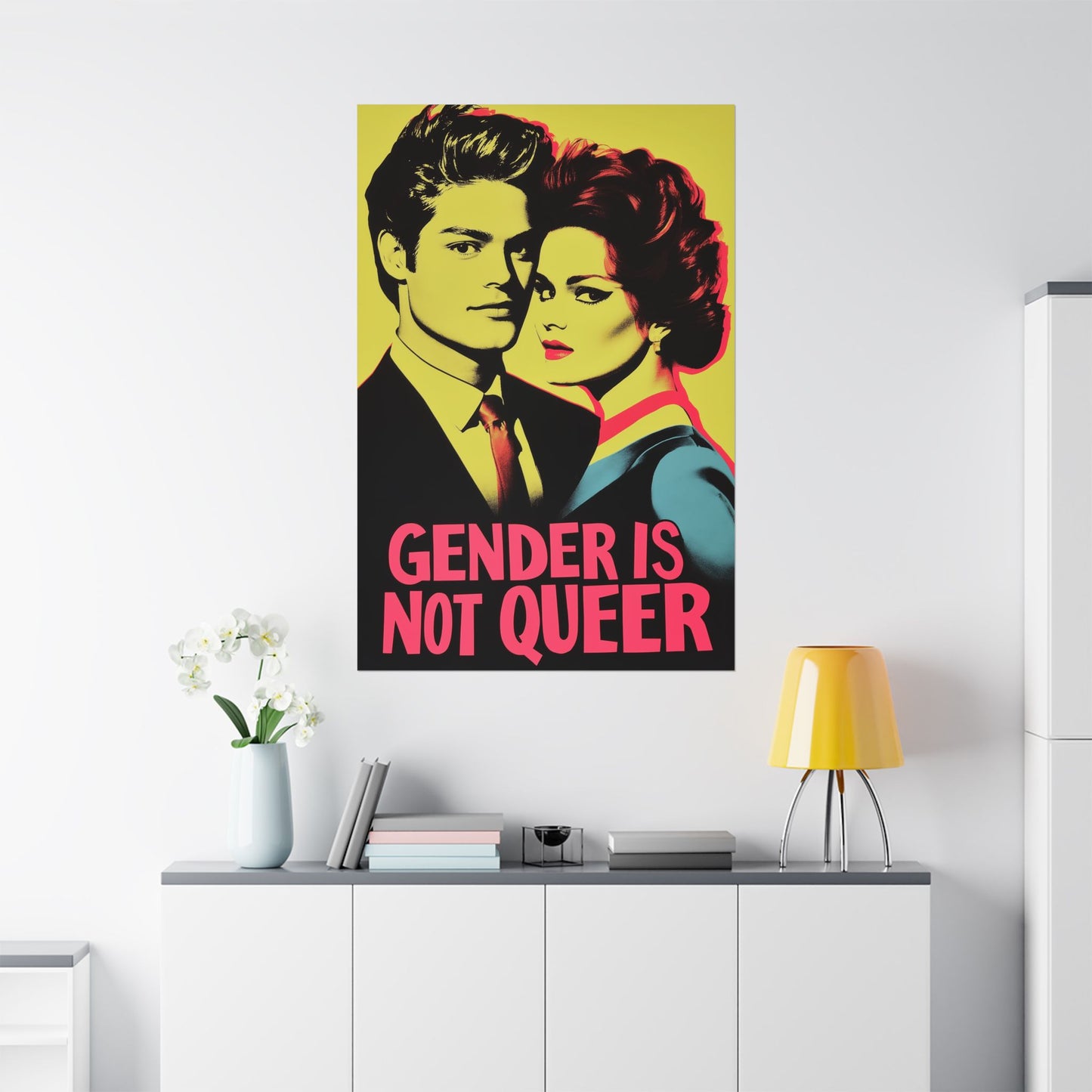 Gender is Not Queer Matte Vertical Posters