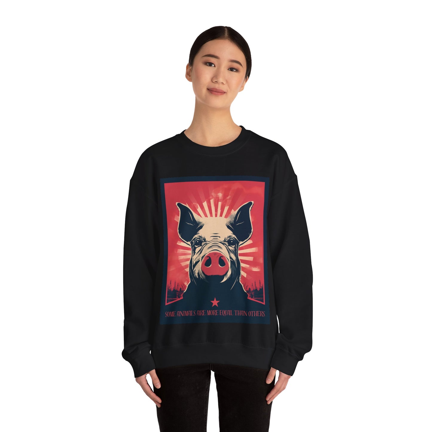 Some Animals Are More Equal Than Others Unisex Heavy Blend™ Crewneck Sweatshirt