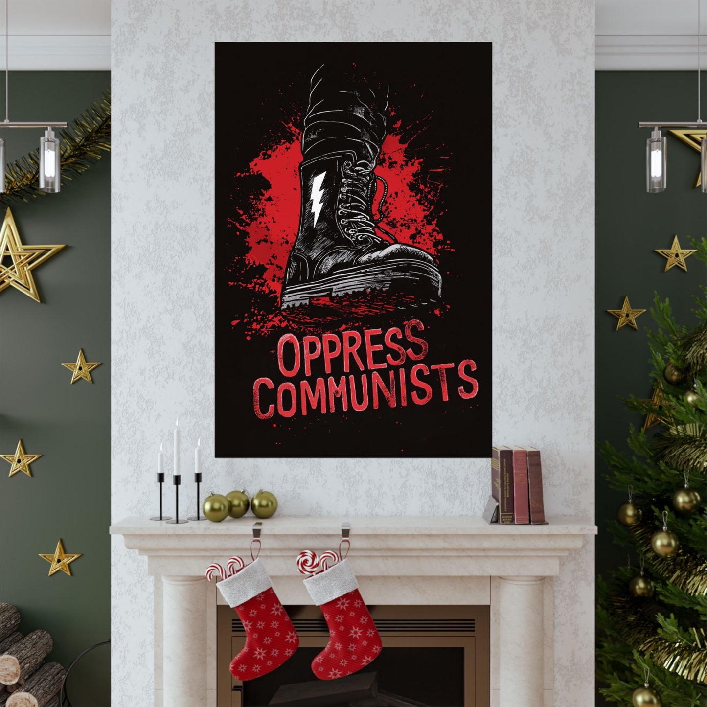 Oppress Communists Matte Vertical Posters