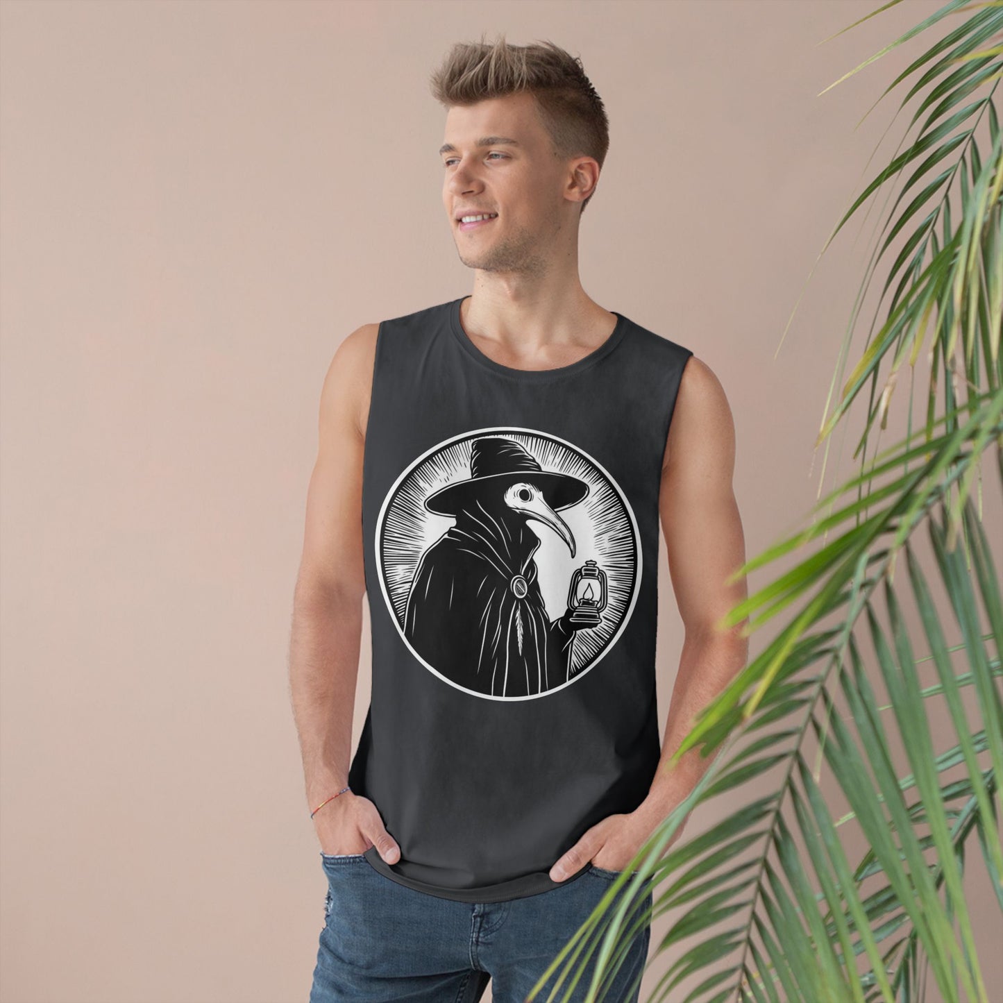 Decode The Left Plague Doctor Unisex Tank Top