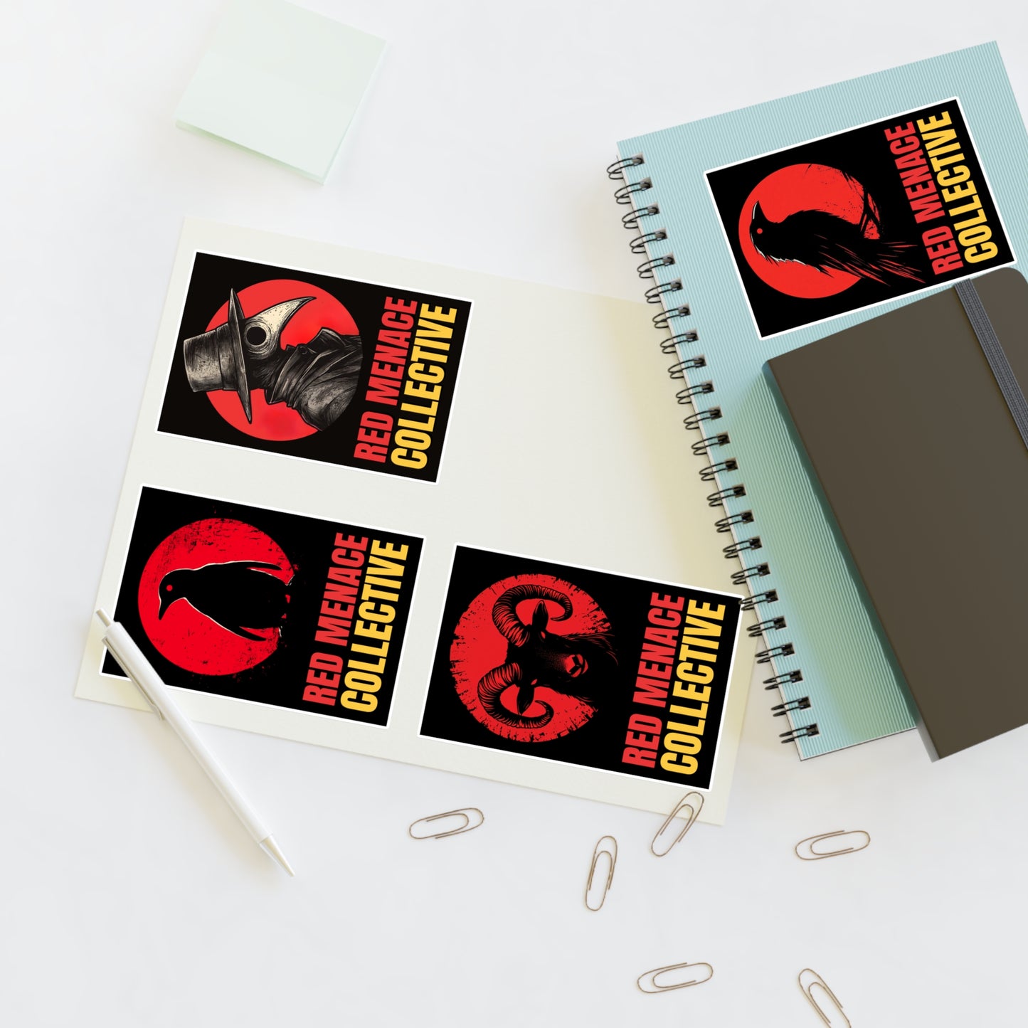 Red Menace Collection Sticker Sheets