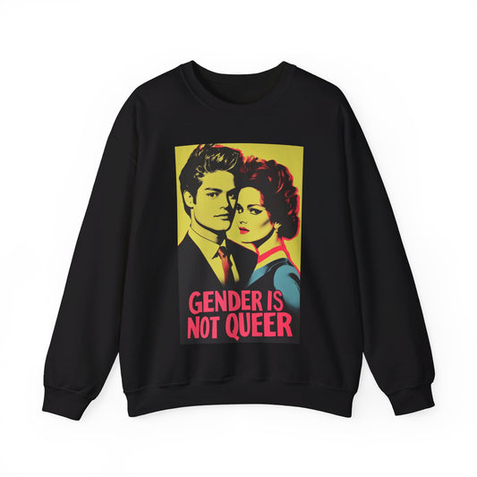 Gender is Not Queer Unisex Heavy Blend™ Crewneck Sweatshirt