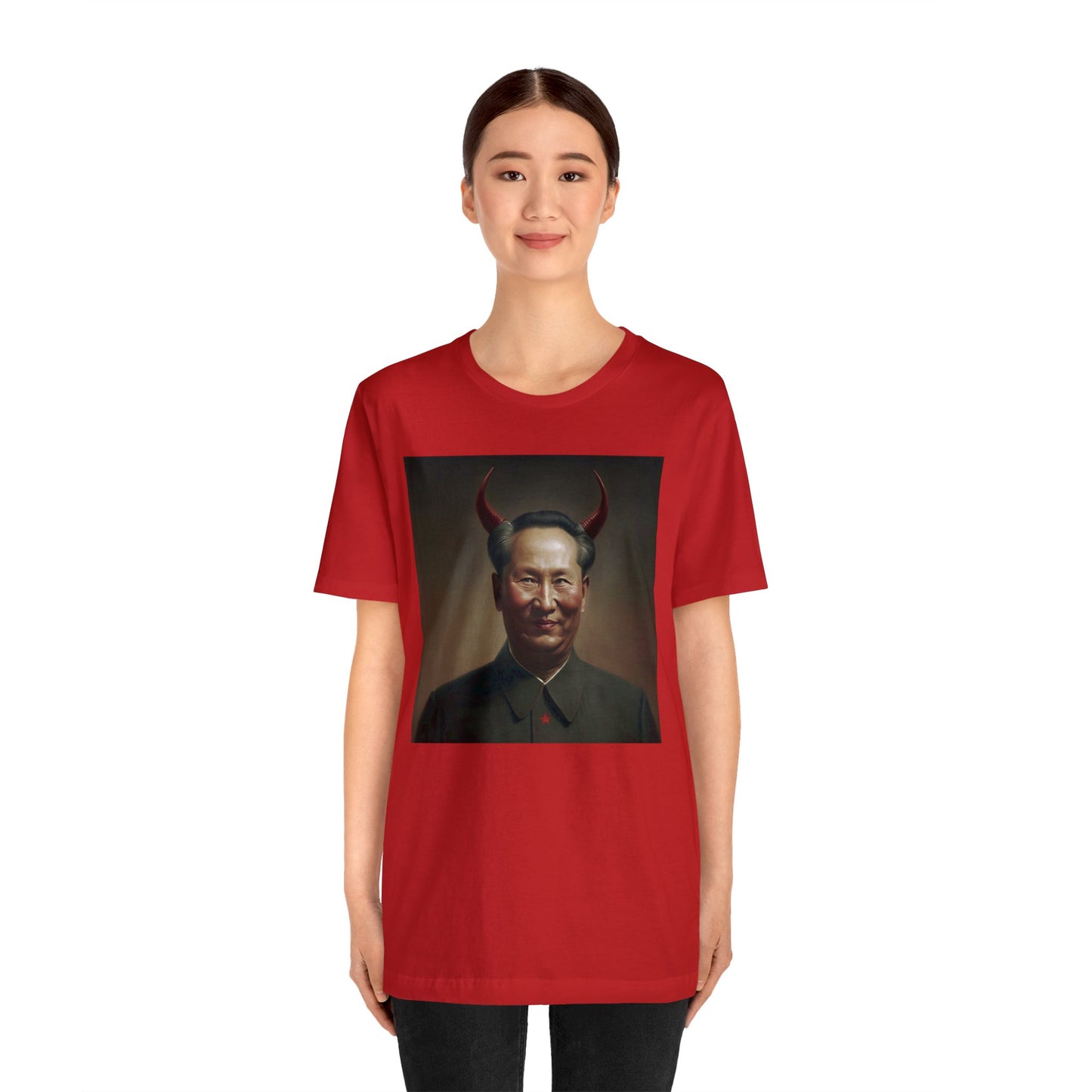 Portrait of The Great Leader Unisex Jersey Short Sleeve Tee