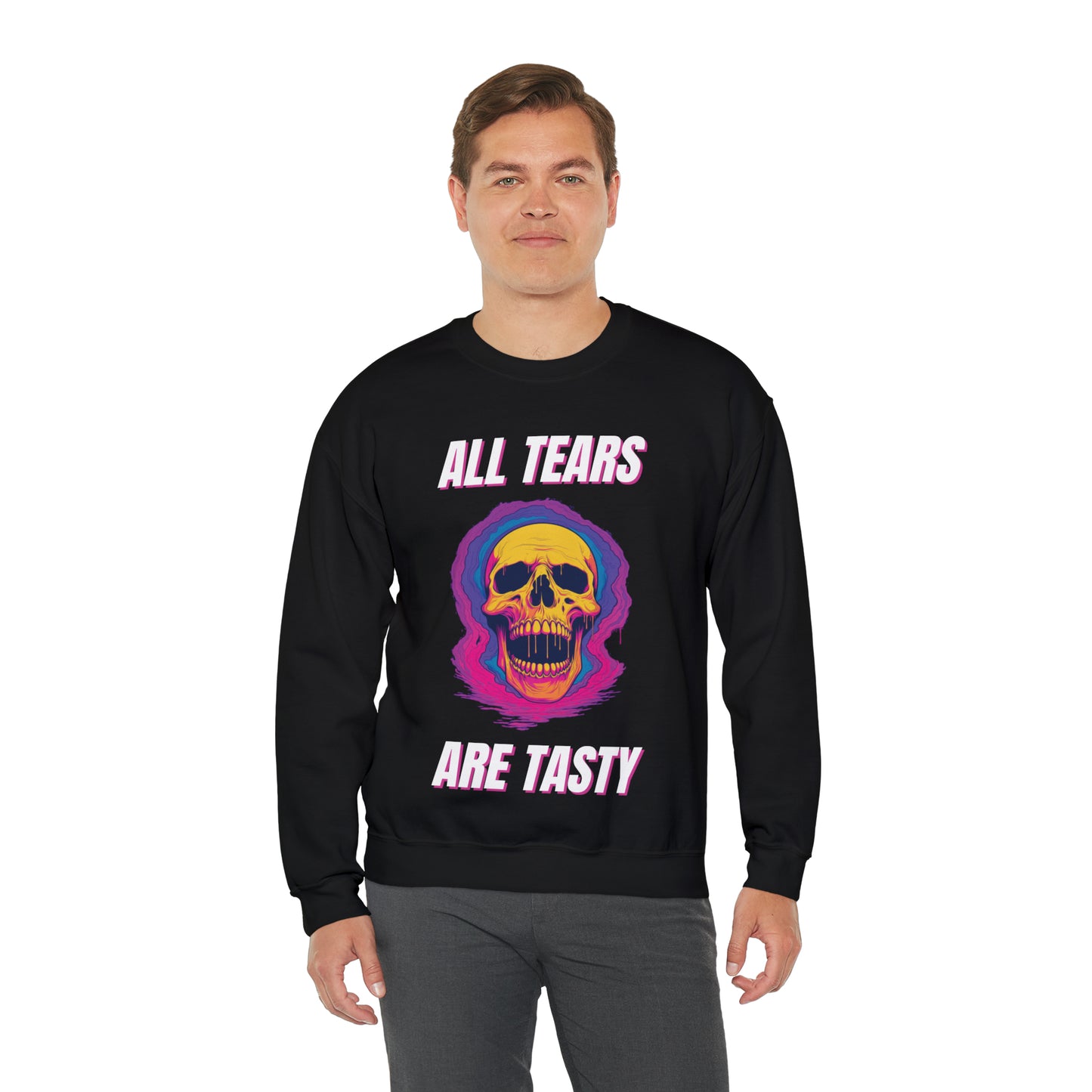 All Tears Are Tasty Unisex Heavy Blend™ Crewneck Sweatshirt
