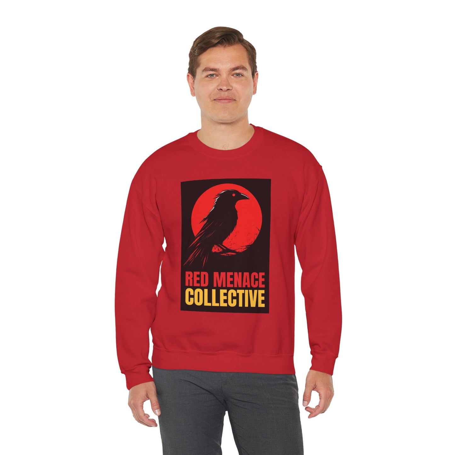 Red Menace Collective - Crow Unisex Heavy Blend™ Crewneck Sweatshirt