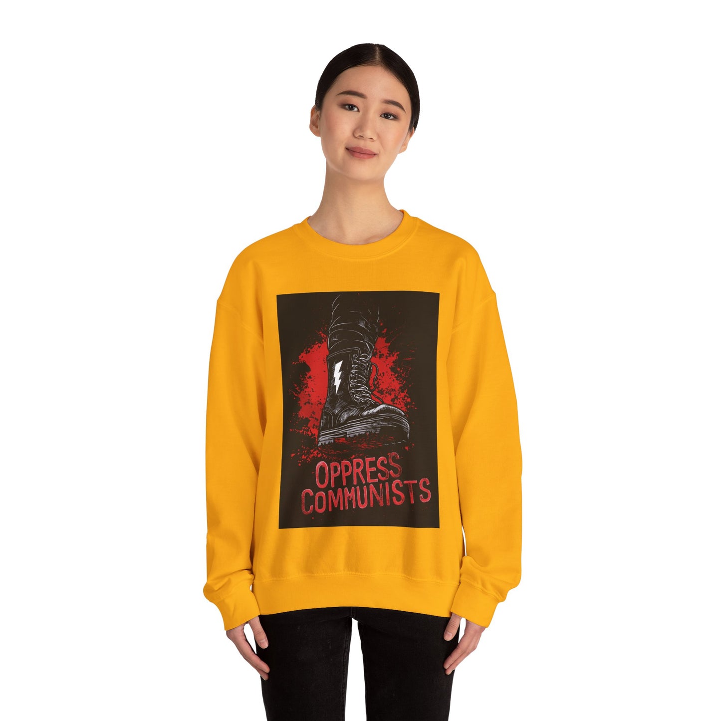 Oppress Communists Unisex Heavy Blend™ Crewneck Sweatshirt