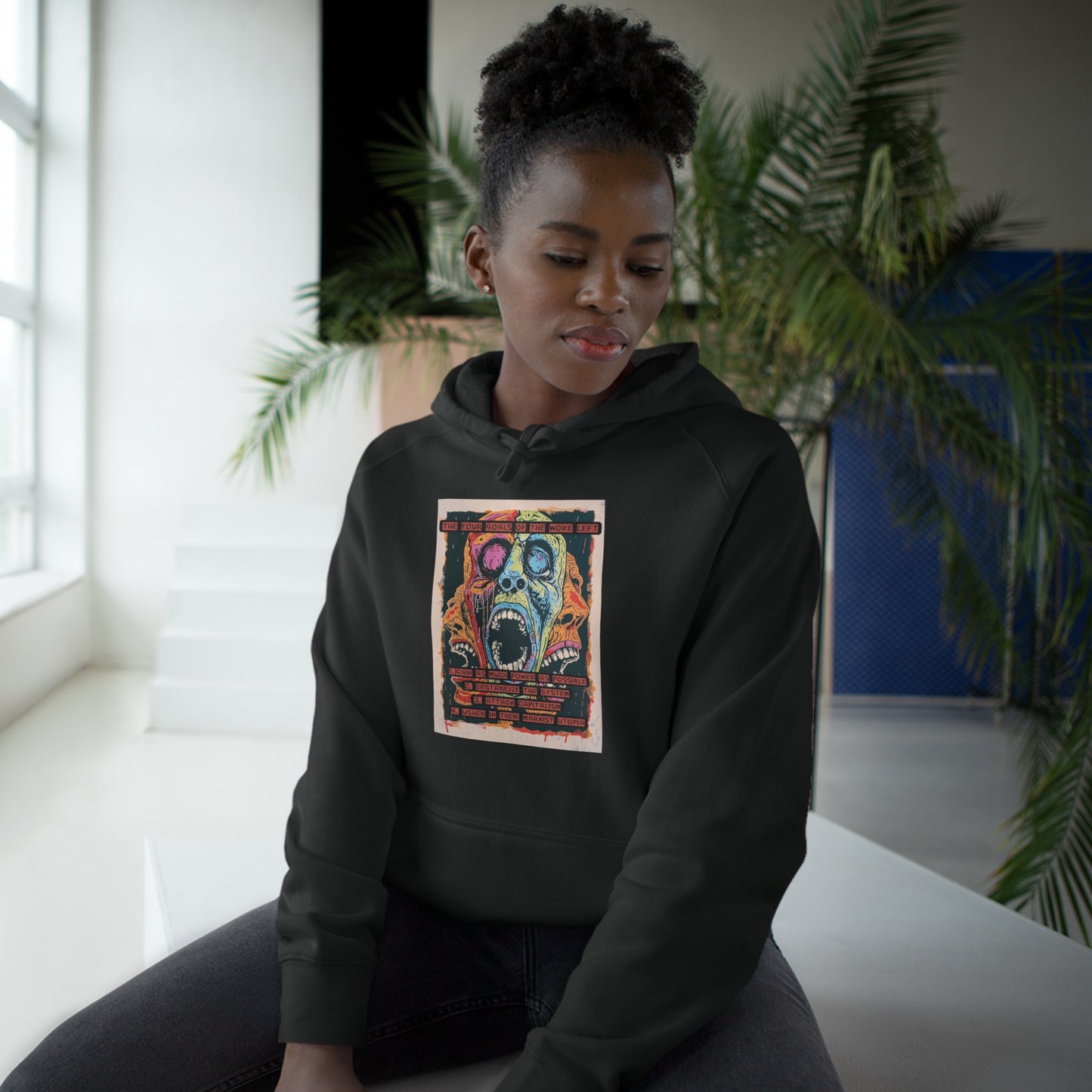 The Four Goals of the Woke Left Artisan Series Unisex Supply Hoodie