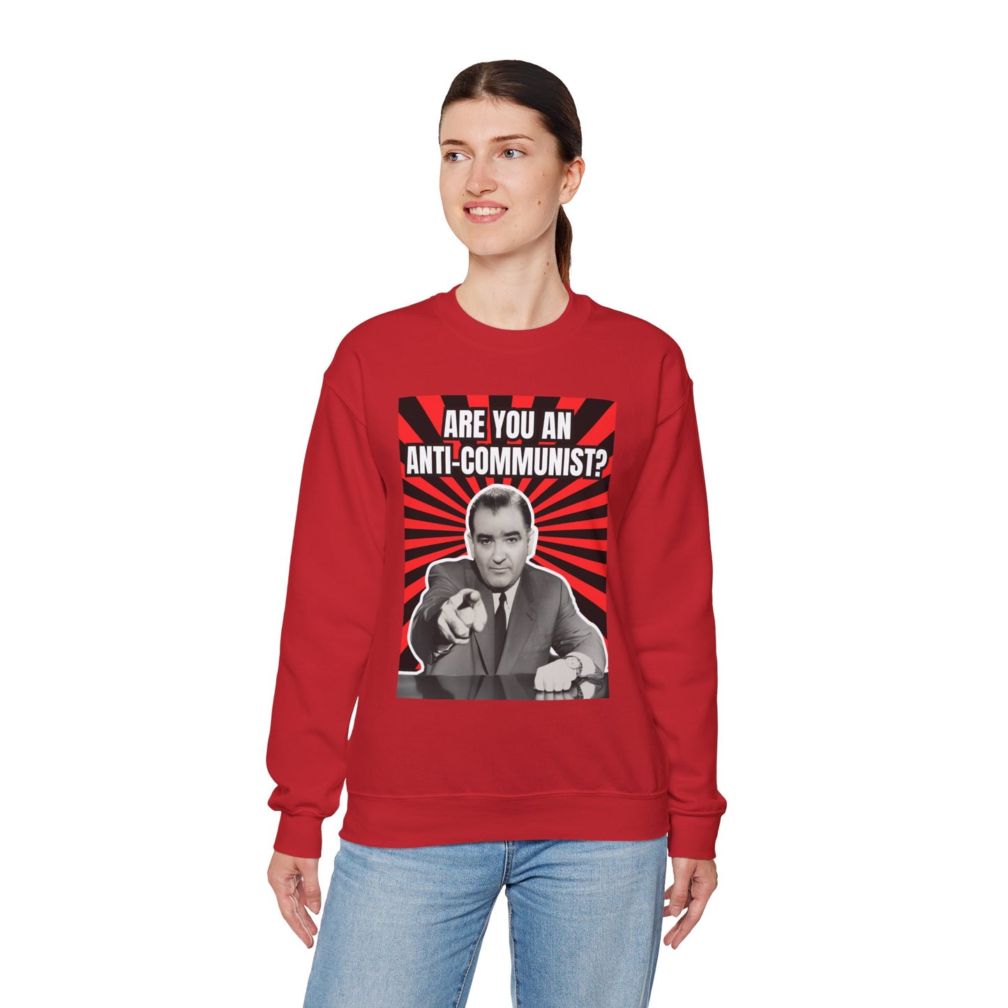 Are You An Anti-Communist? Unisex Heavy Blend™ Crewneck Sweatshirt