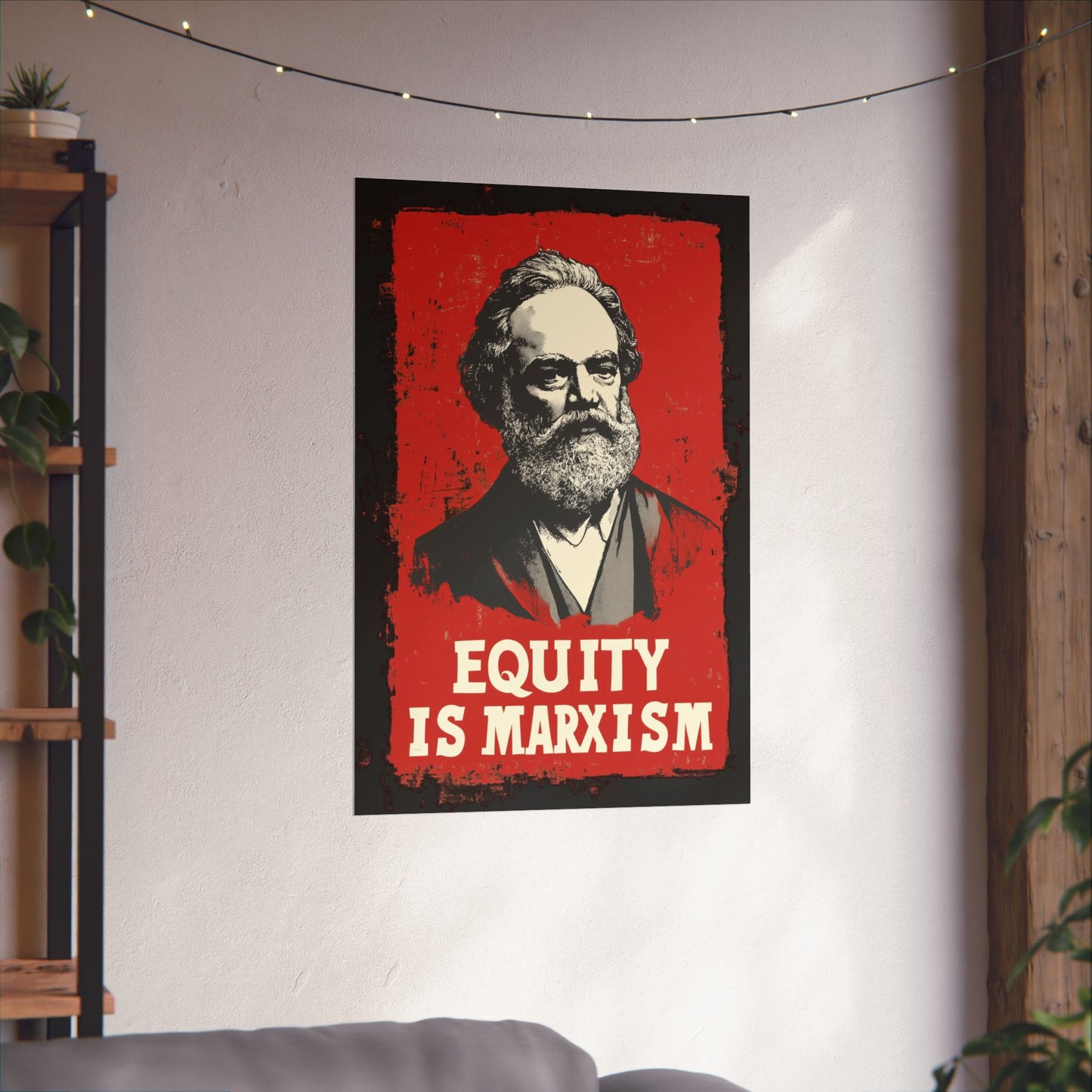 Equity Is Marxism Matte Vertical Posters