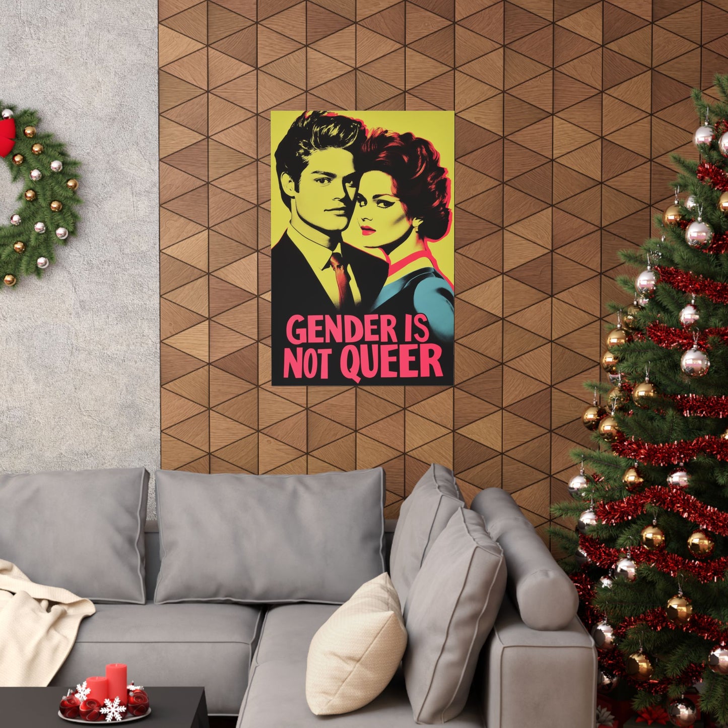 Gender is Not Queer Matte Vertical Posters