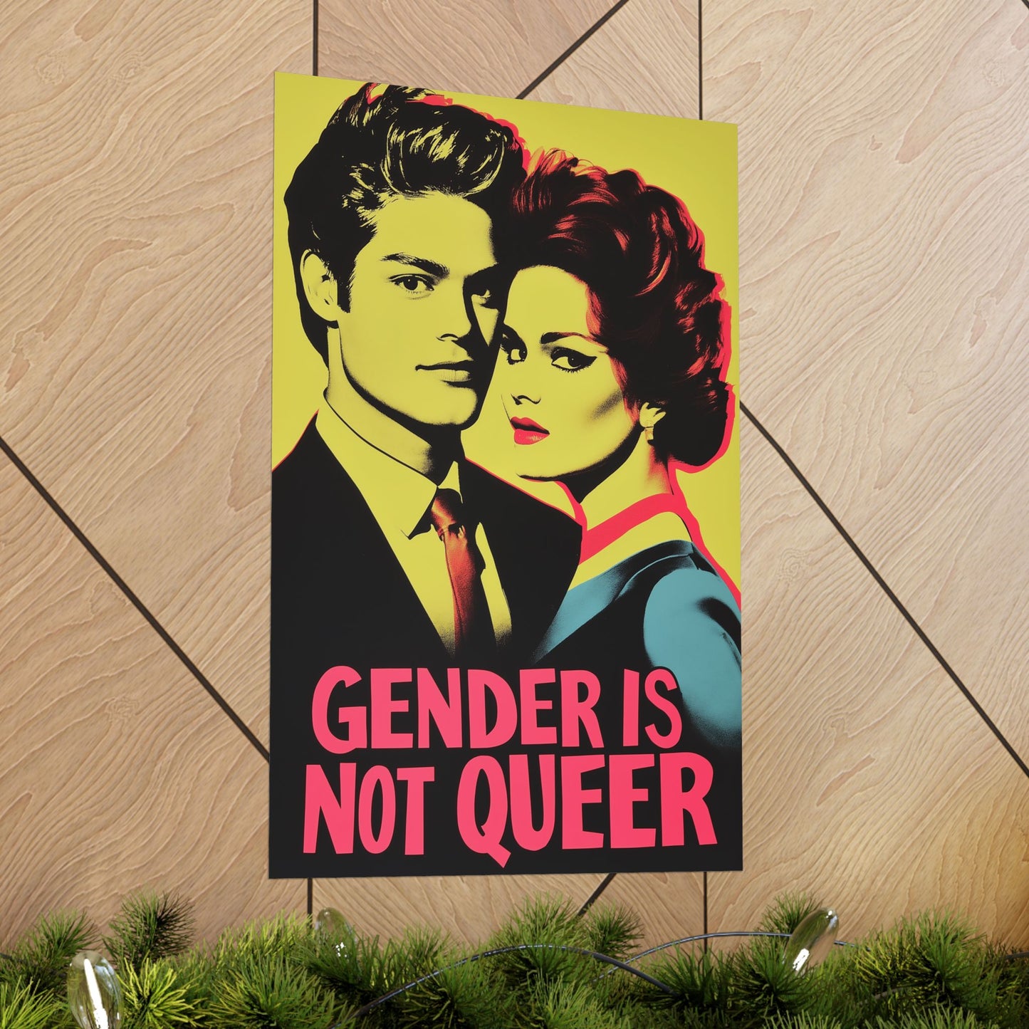 Gender is Not Queer Matte Vertical Posters