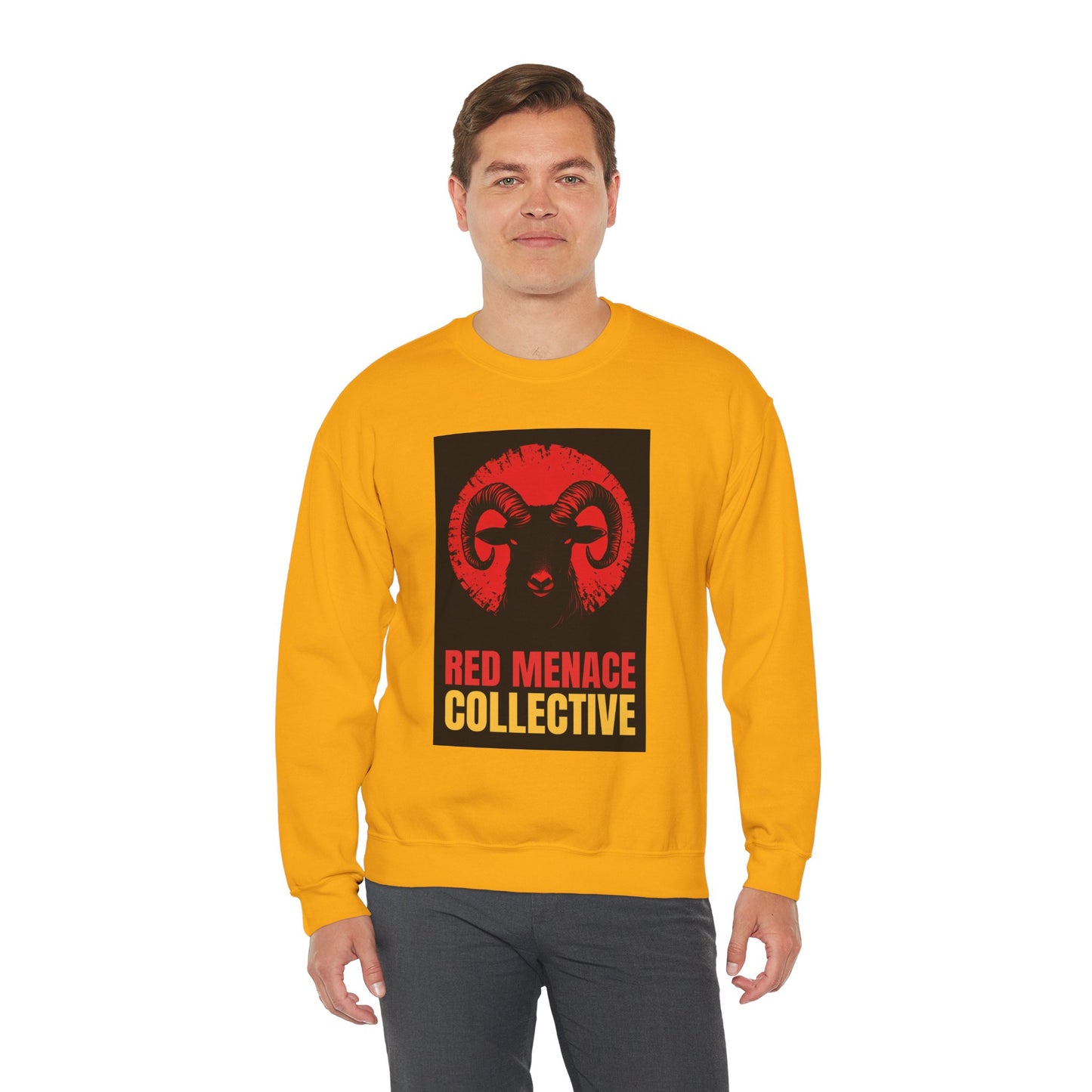 Red Menace Collective - Ram Unisex Heavy Blend™ Crewneck Sweatshirt