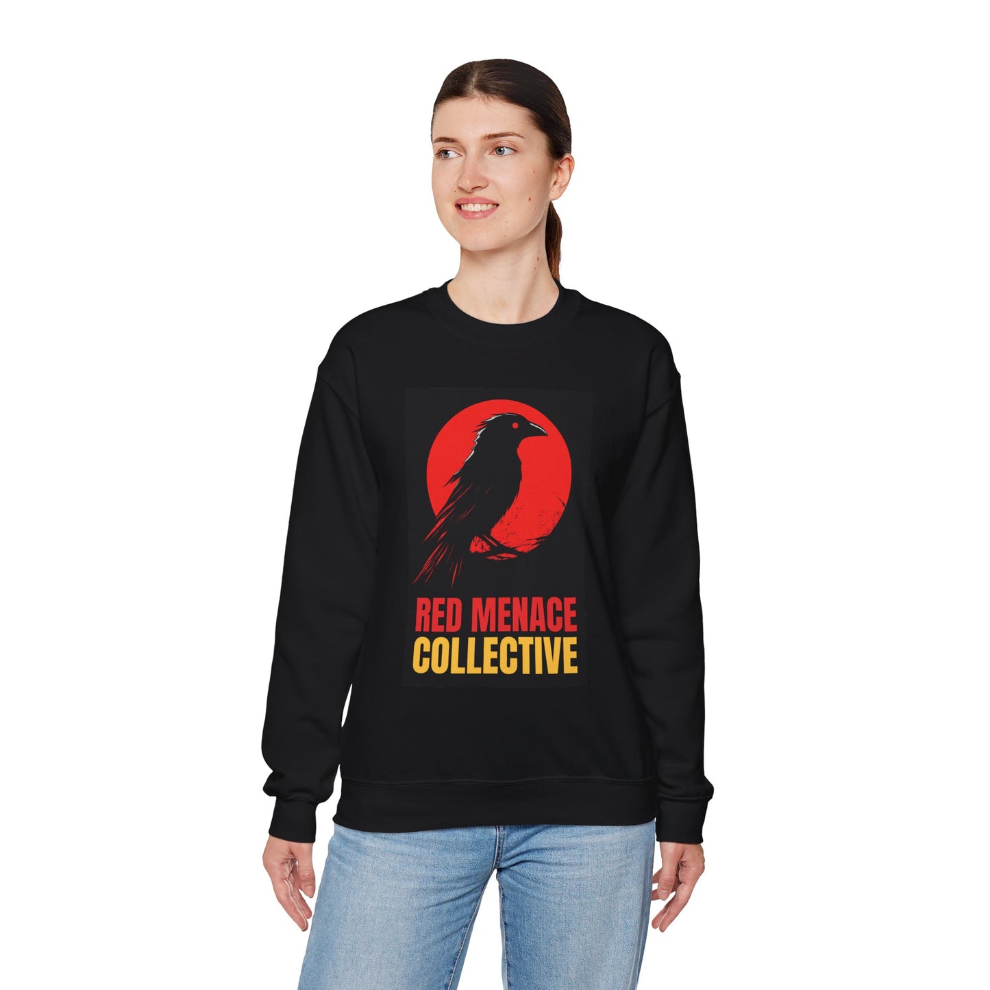 Red Menace Collective - Crow Unisex Heavy Blend™ Crewneck Sweatshirt