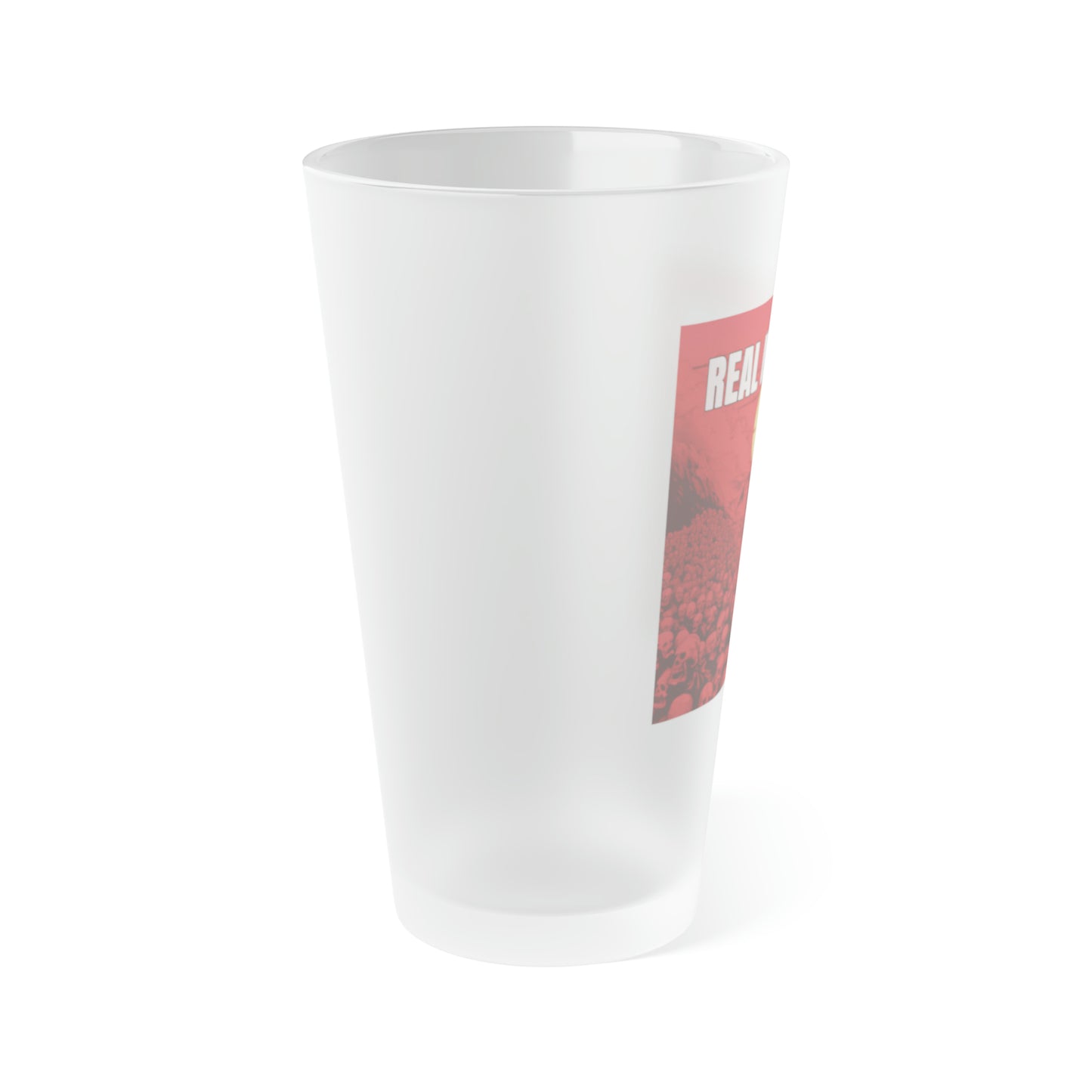 Real Marxism Frosted Pint Glass, 16oz
