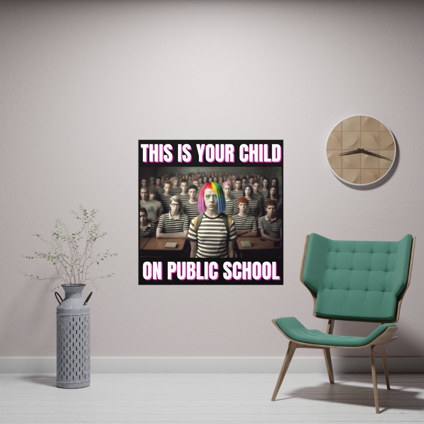 Your Child On Public School Matte Paper Poster