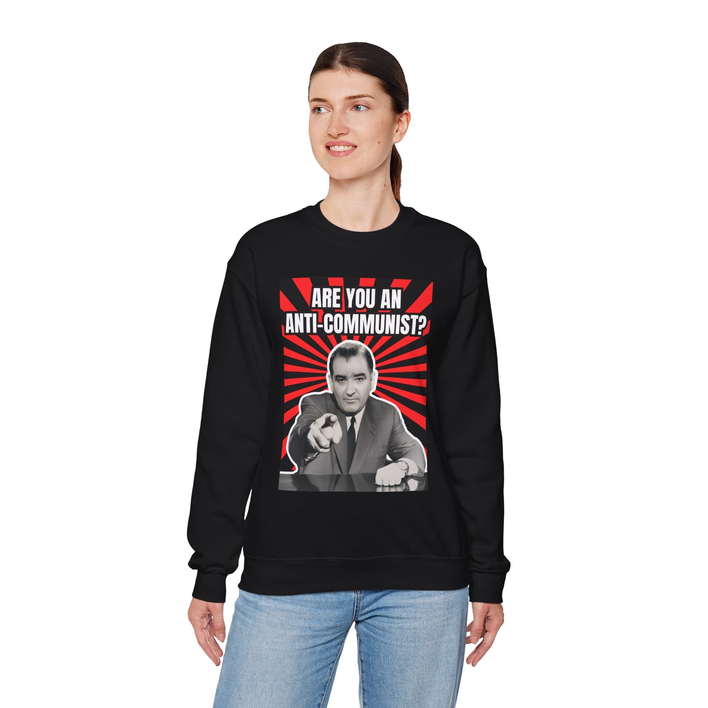 Are You An Anti-Communist? Unisex Heavy Blend™ Crewneck Sweatshirt