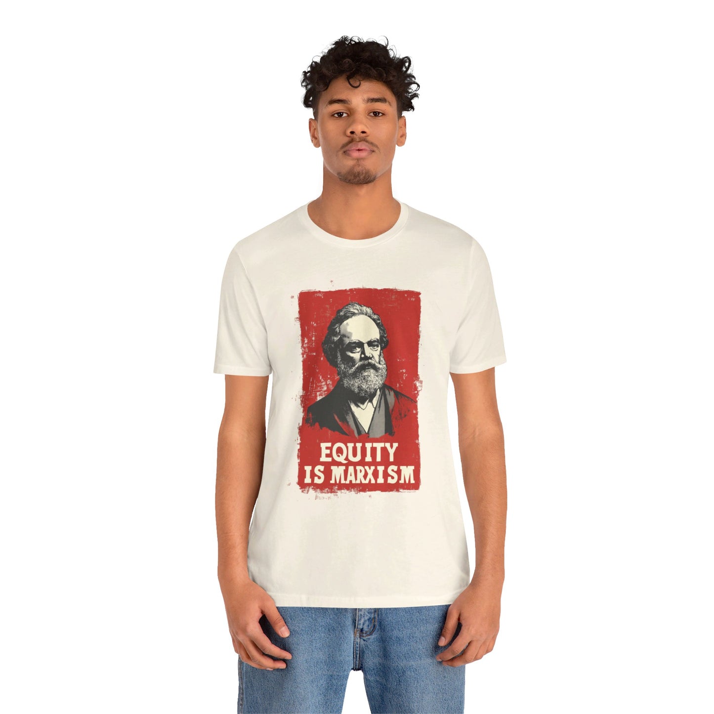 Equity Is Marxism Unisex Jersey Short Sleeve Tee