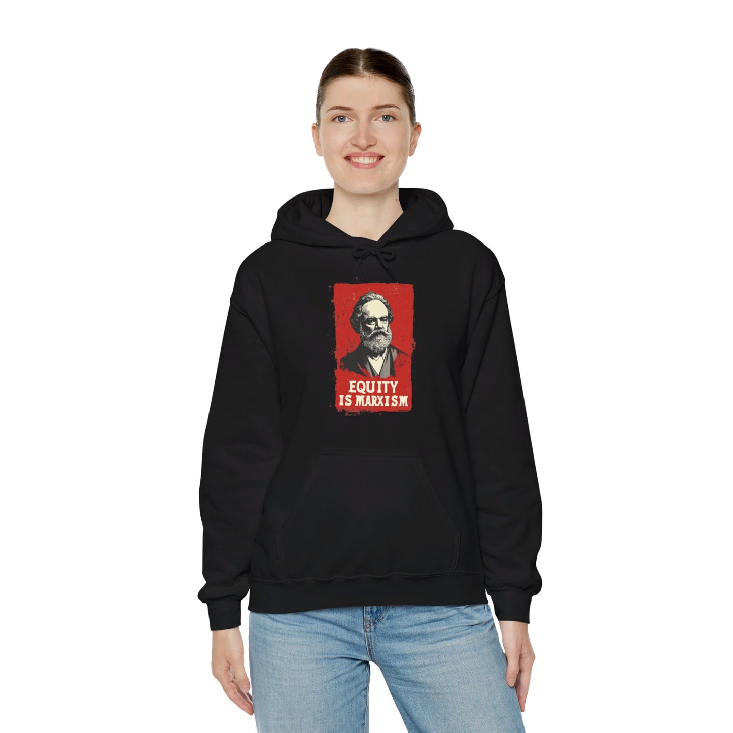 Equity Is Marxism Unisex Heavy Blend™ Hooded Sweatshirt