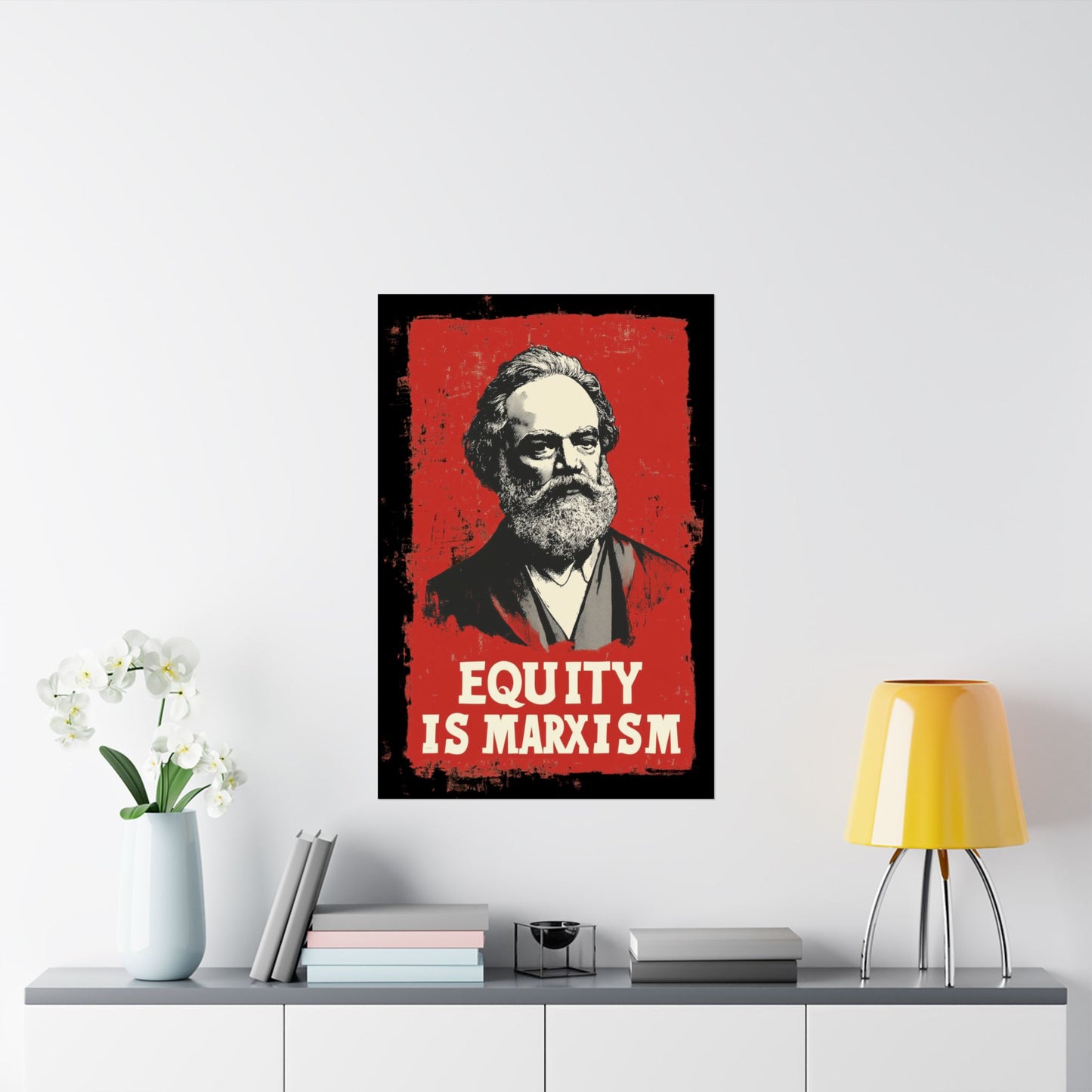 Equity Is Marxism Matte Vertical Posters