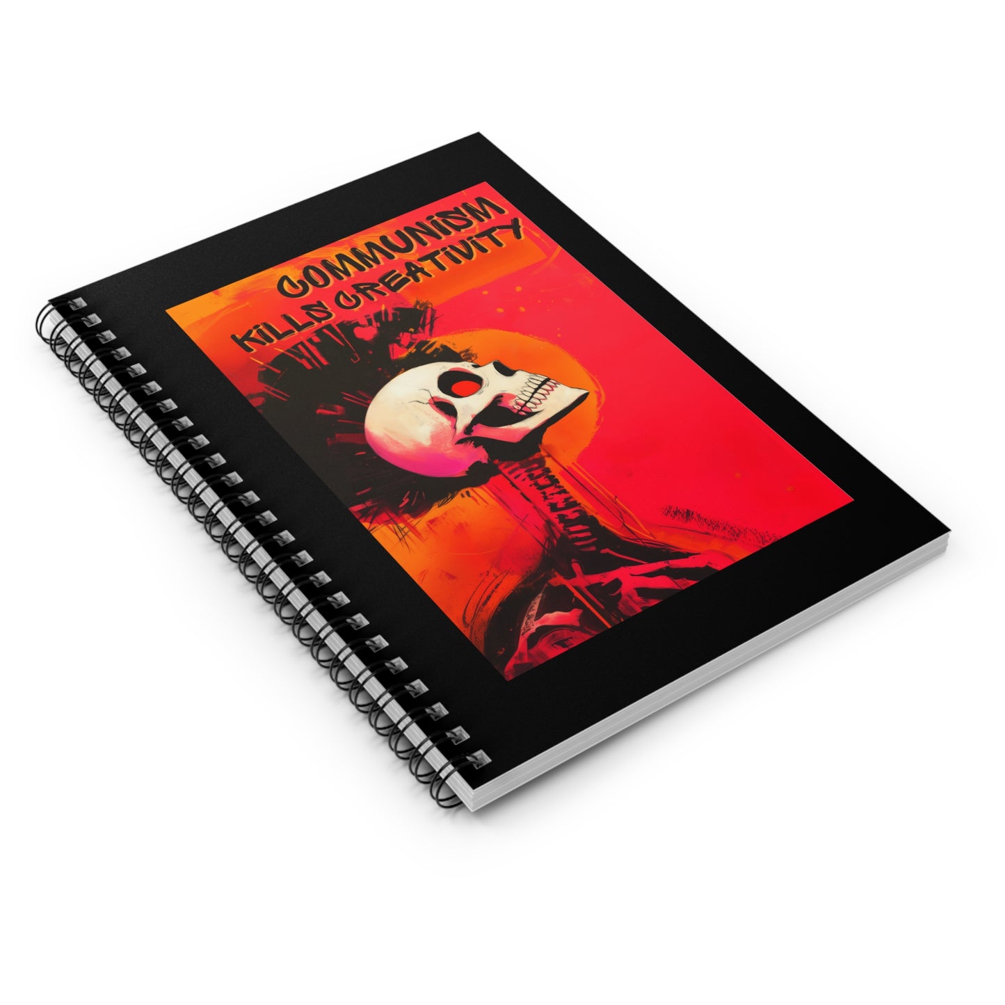 Communism Kills Creativity Spiral Notebook - Ruled Line