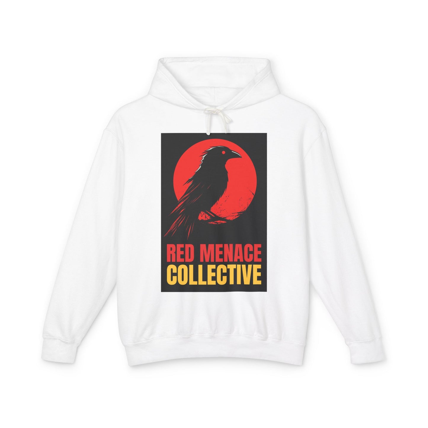 Red Menace Collective - Crow Unisex Lightweight Hooded Sweatshirt