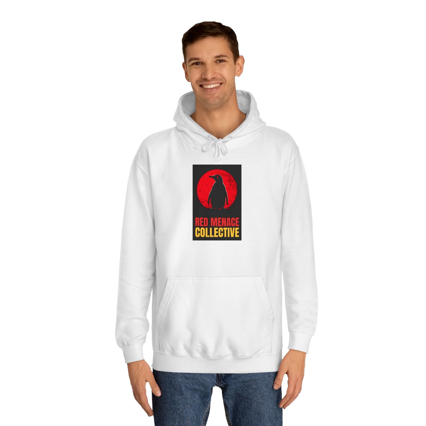 Red Menace Collective - Penguin Unisex College Hoodie