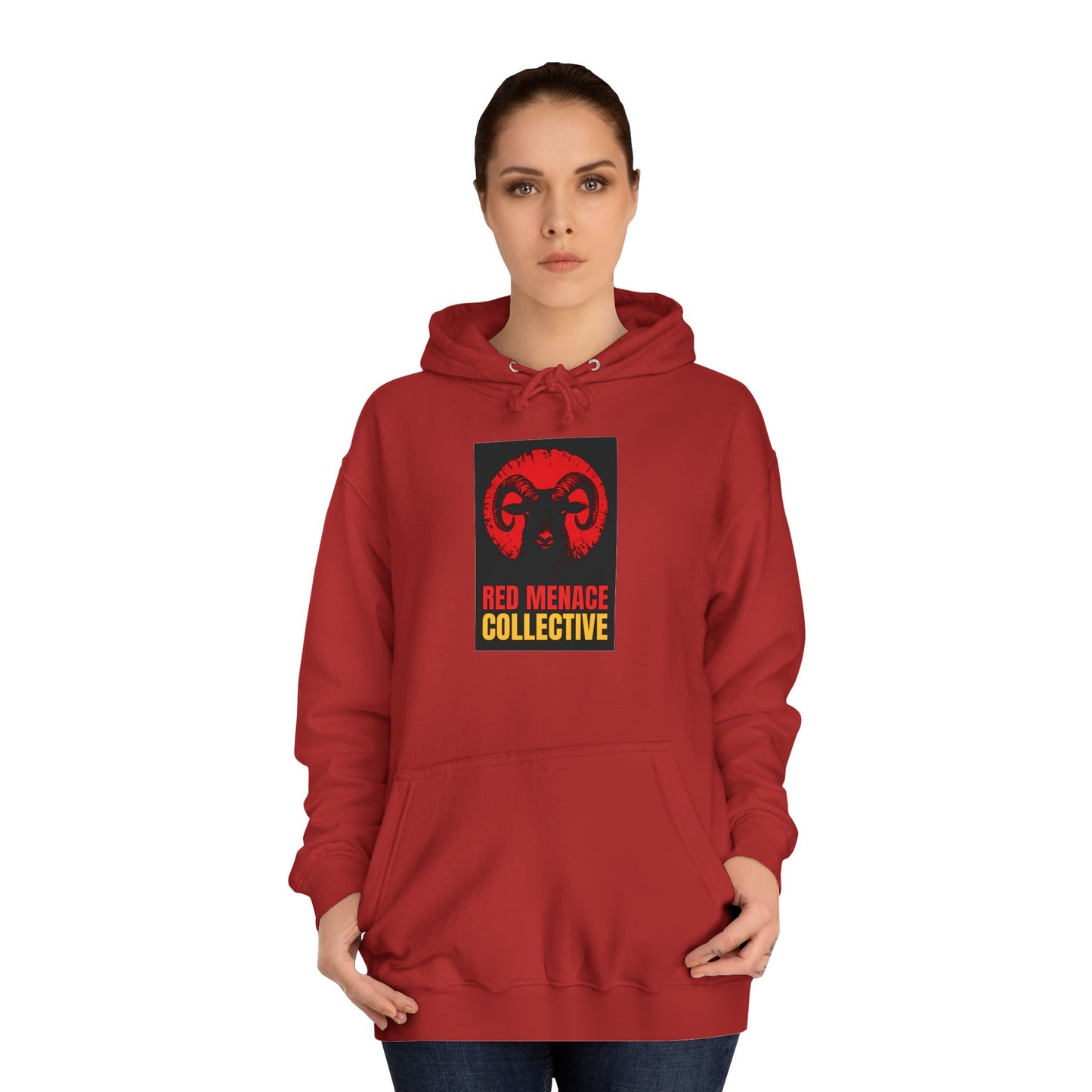 Red Menace Collective - Ram Unisex College Hoodie