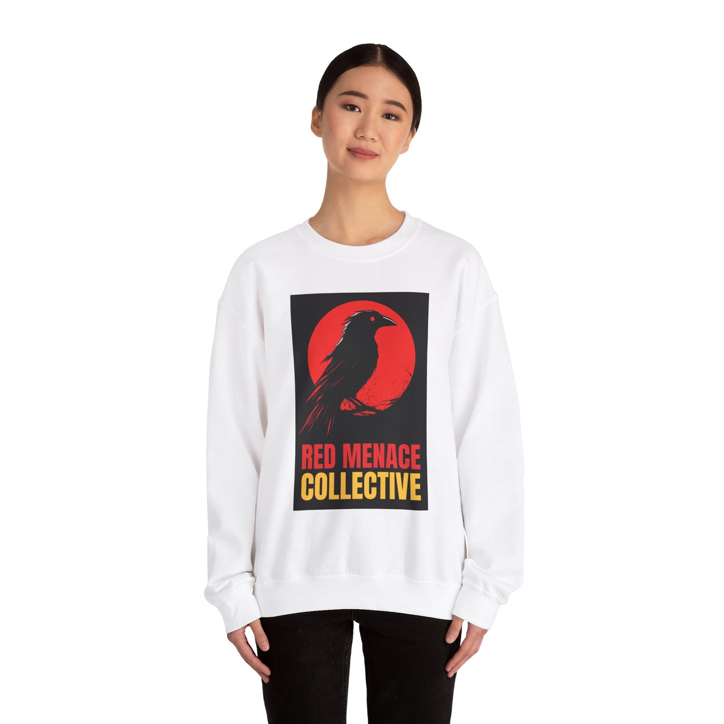 Red Menace Collective - Crow Unisex Heavy Blend™ Crewneck Sweatshirt