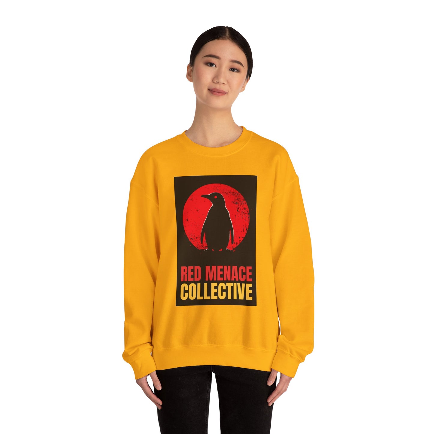 Red Menace Collective - Penguin Unisex Heavy Blend™ Crewneck Sweatshirt