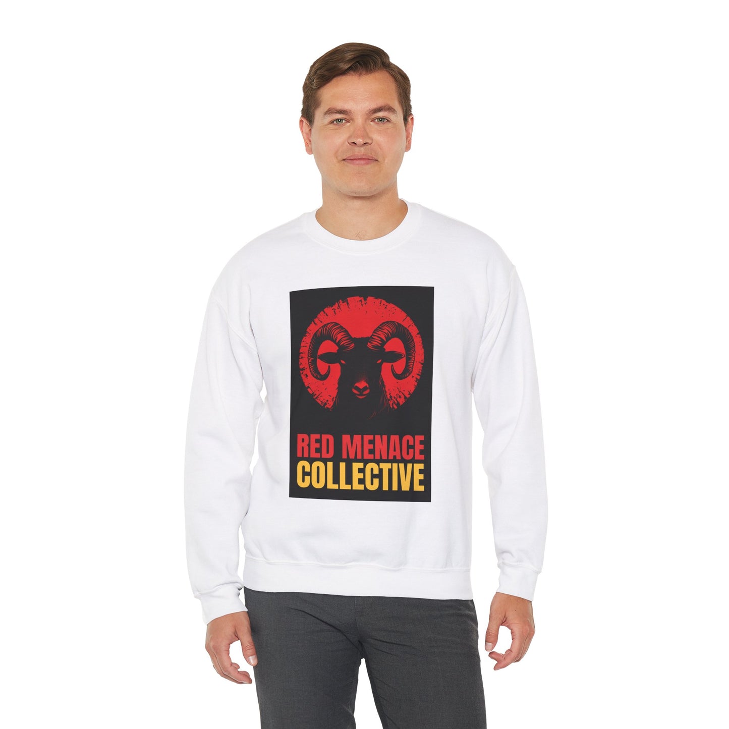 Red Menace Collective - Ram Unisex Heavy Blend™ Crewneck Sweatshirt