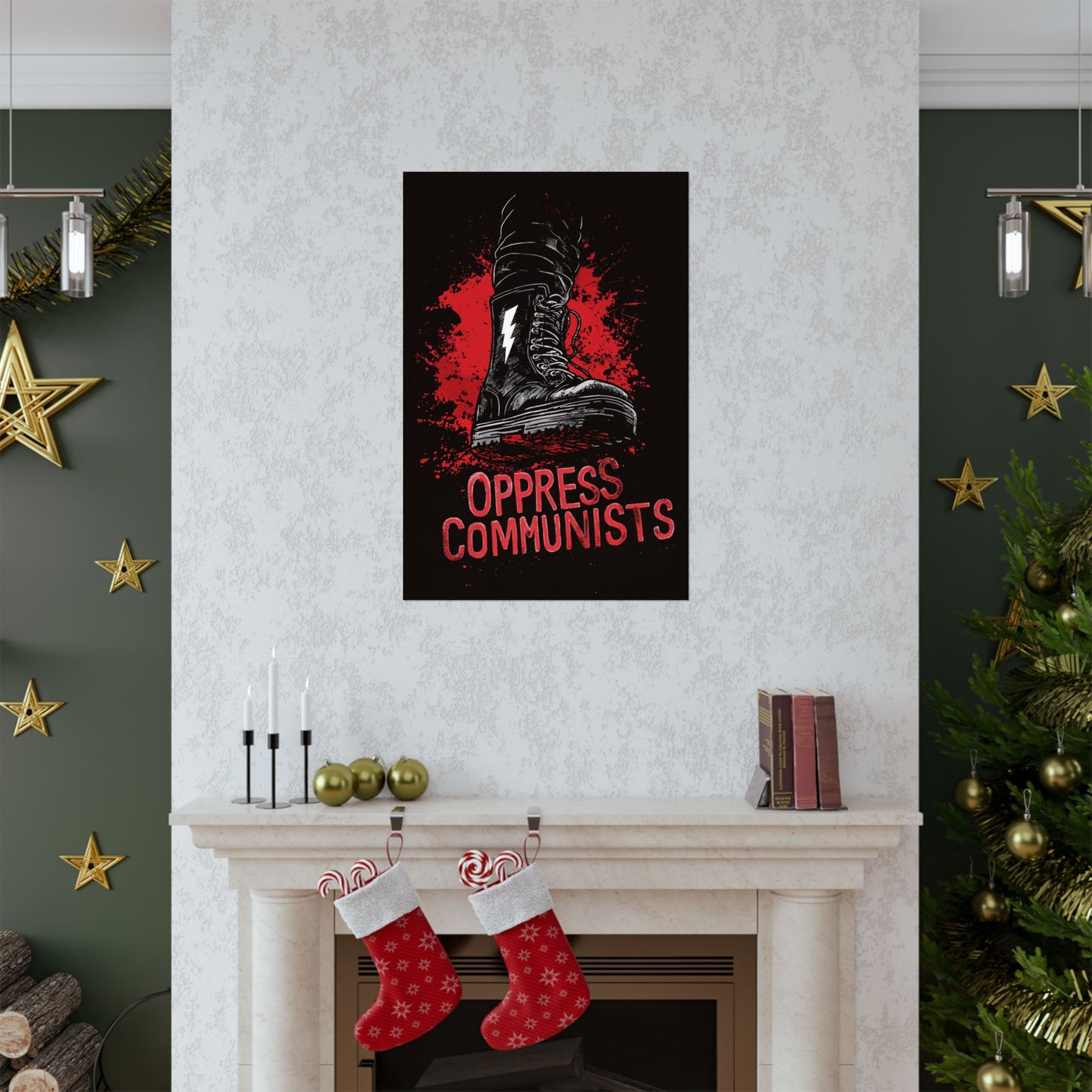 Oppress Communists Matte Vertical Posters