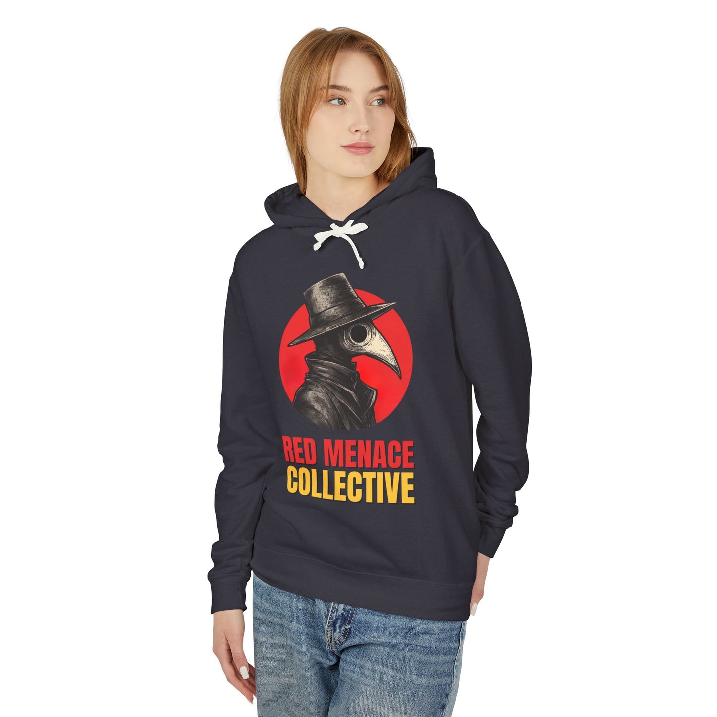 Red Menace Collective Unisex Lightweight Hooded Sweatshirt