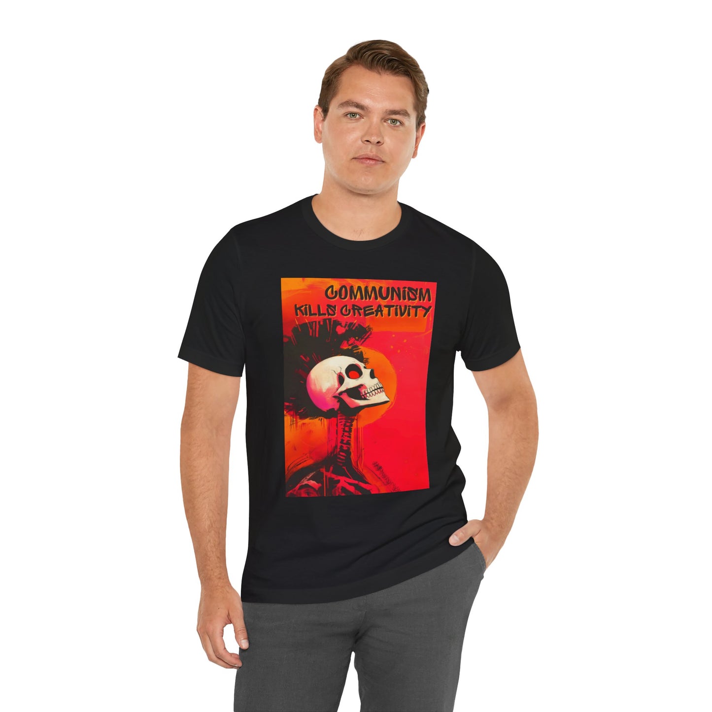 Communism Kills Creativity Unisex Jersey Short Sleeve Tee