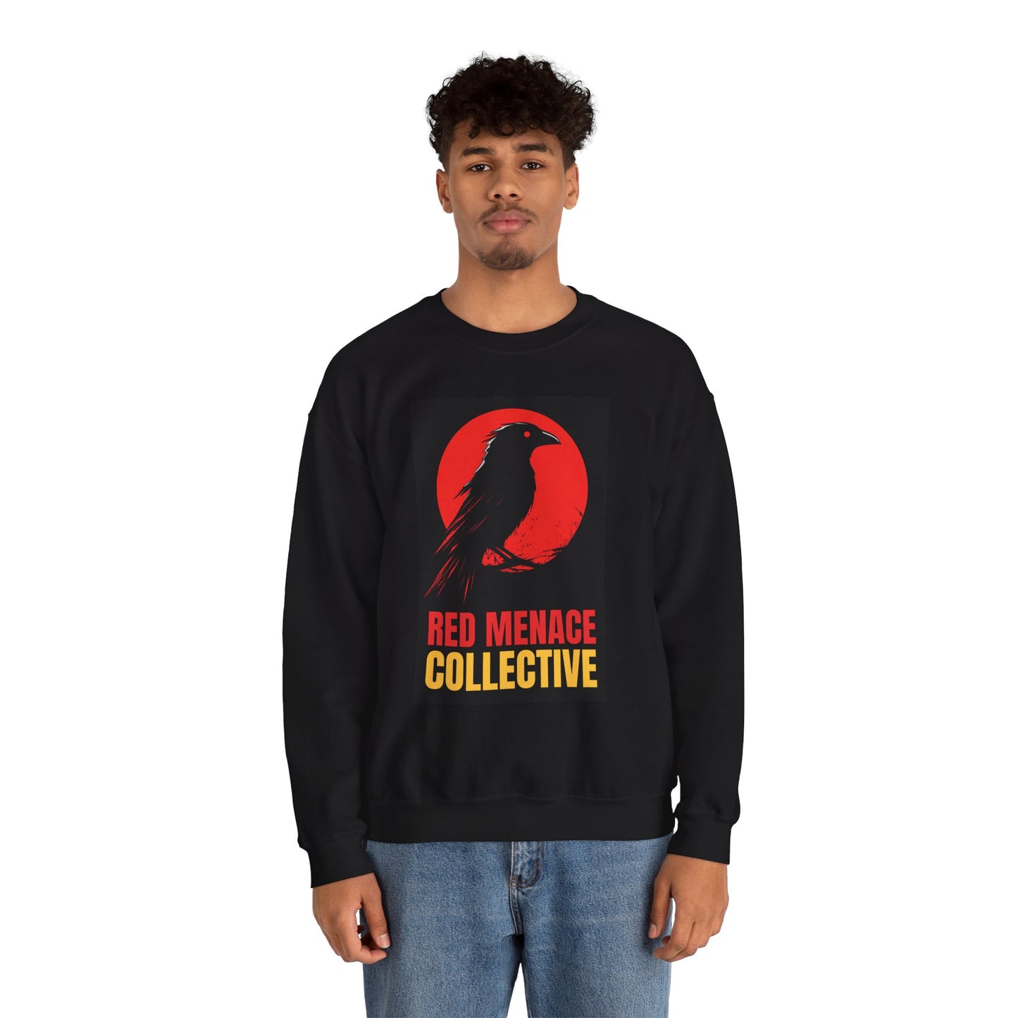 Red Menace Collective - Crow Unisex Heavy Blend™ Crewneck Sweatshirt