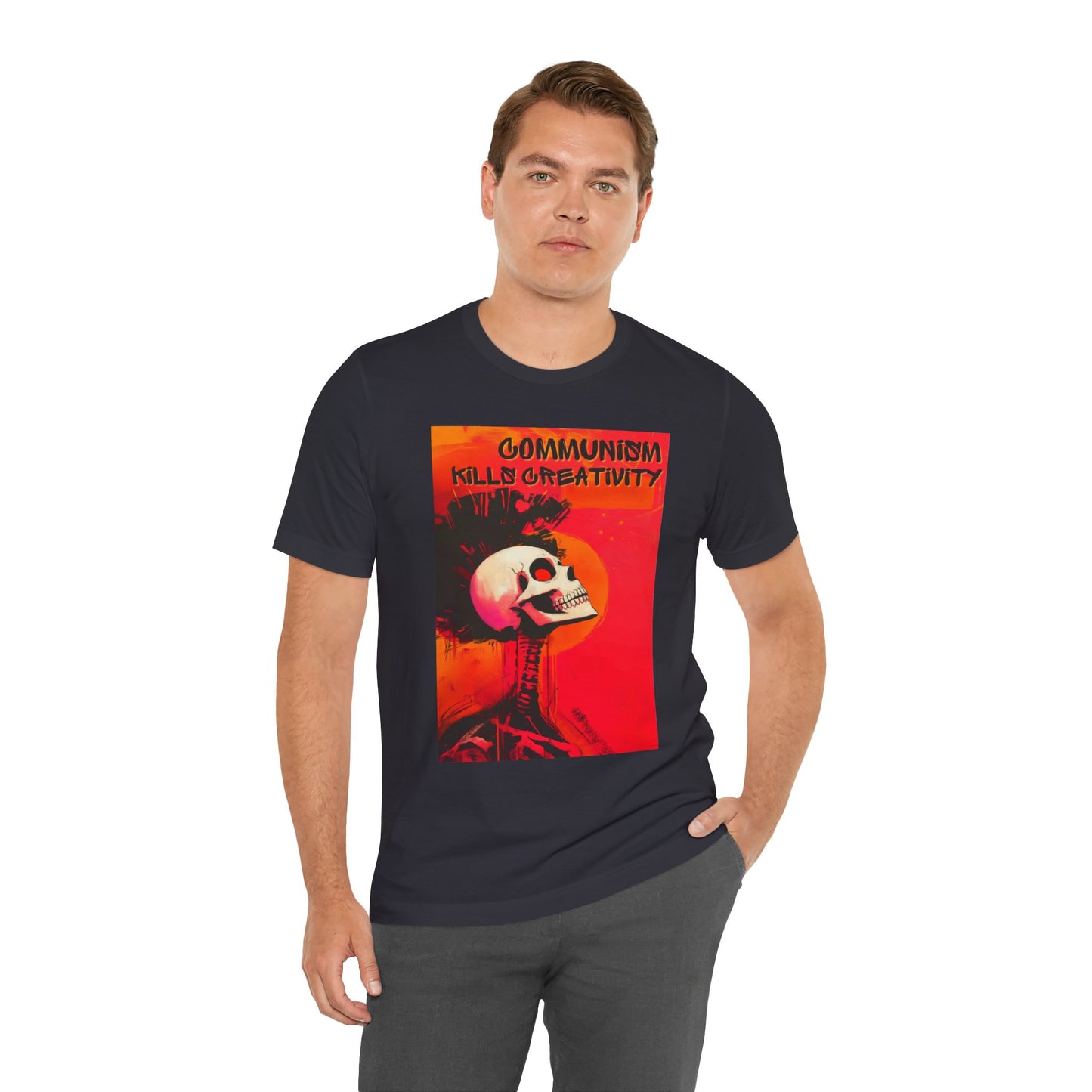 Communism Kills Creativity Unisex Jersey Short Sleeve Tee