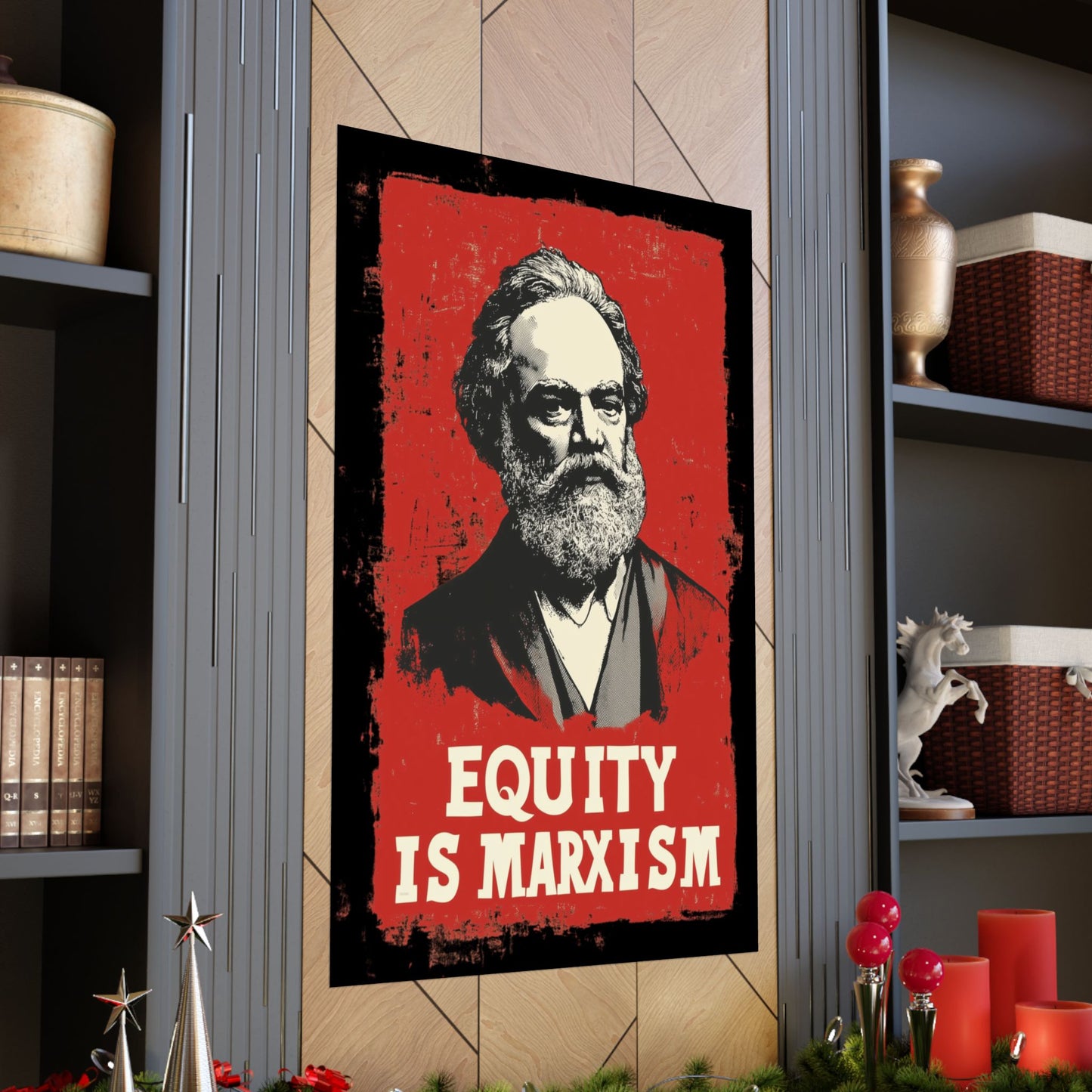 Equity Is Marxism Matte Vertical Posters