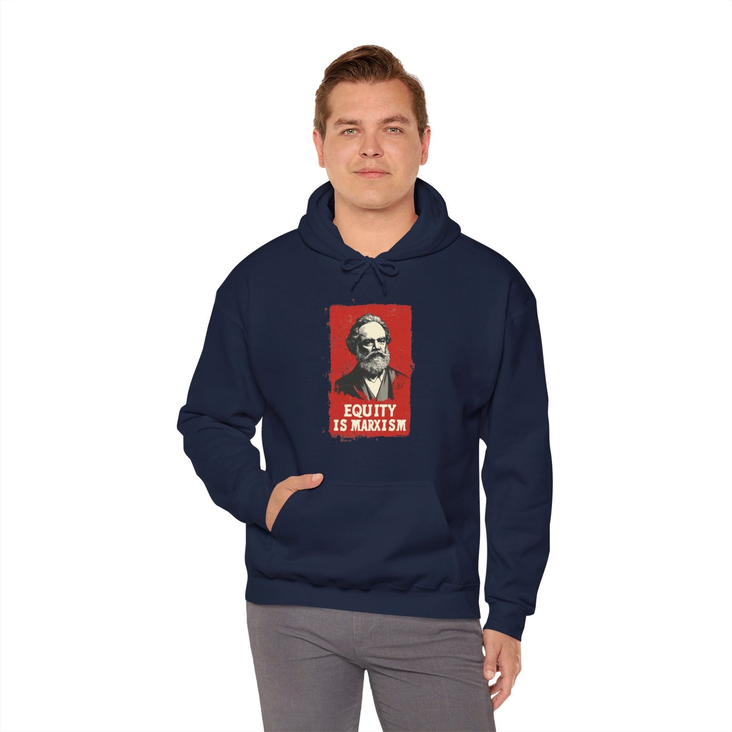 Equity Is Marxism Unisex Heavy Blend™ Hooded Sweatshirt