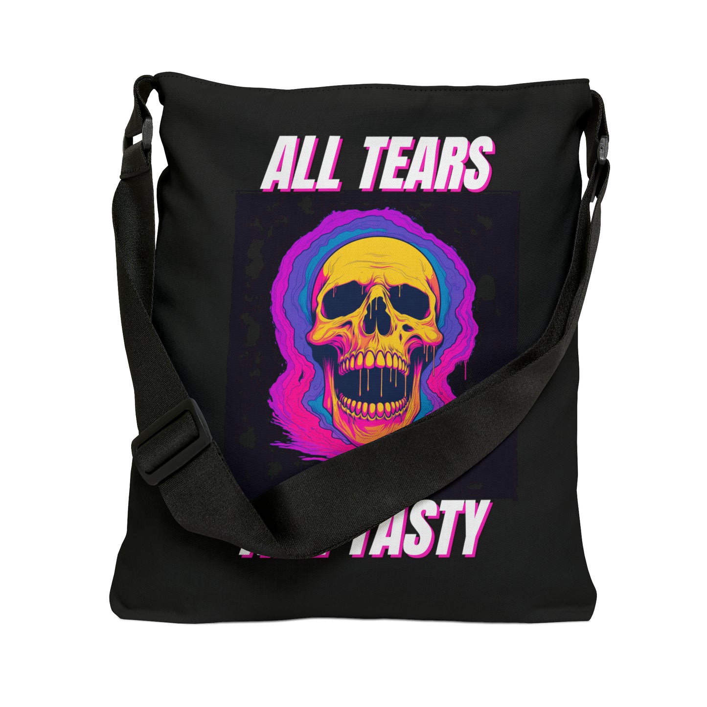 All Tears Are Tasty Adjustable Tote Bag (AOP)